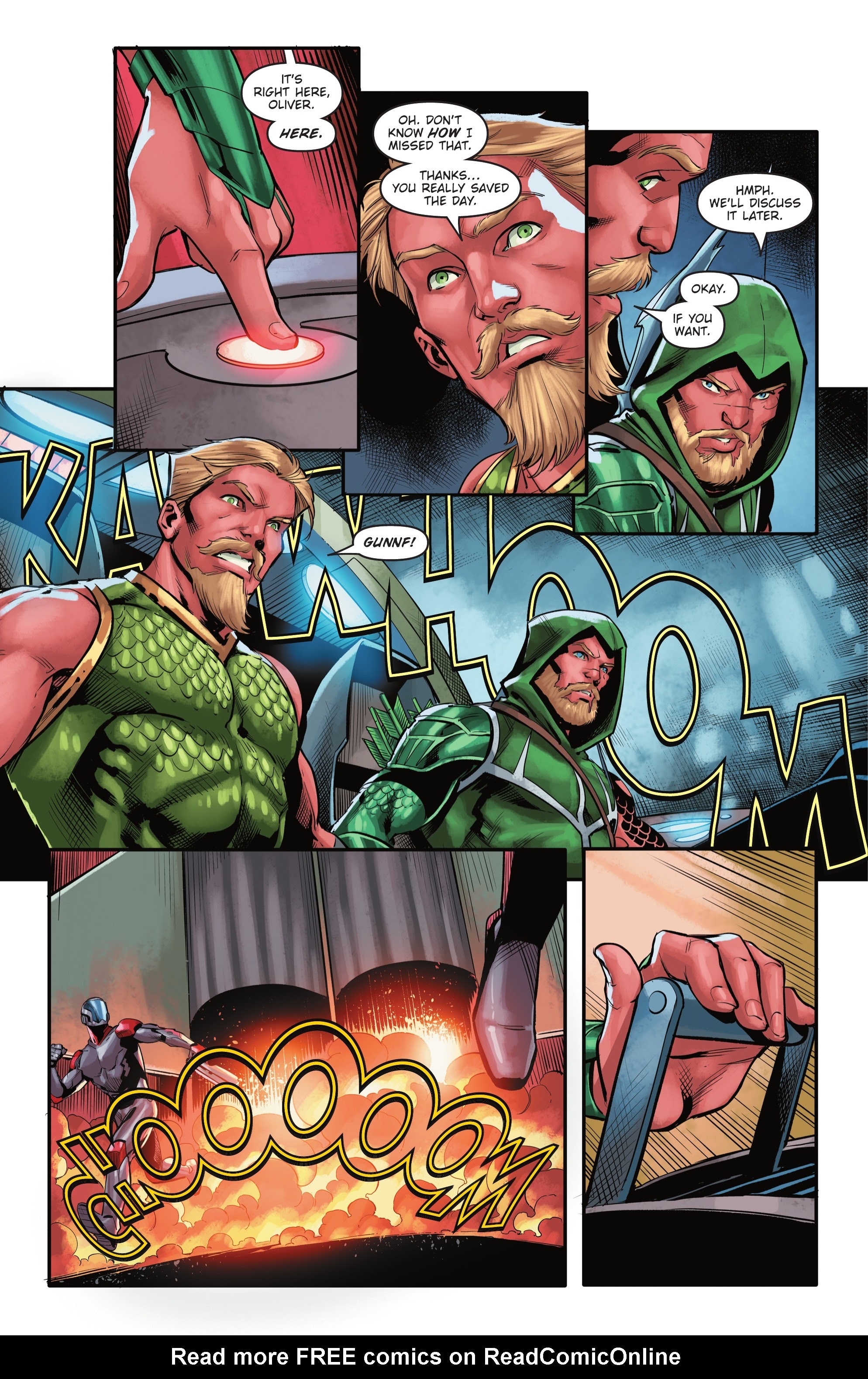 Read online Aquaman/Green Arrow - Deep Target comic -  Issue #4 - 13