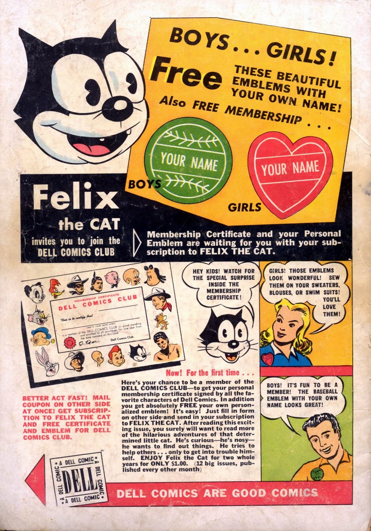 Read online Felix the Cat (1948) comic -  Issue #15 - 52