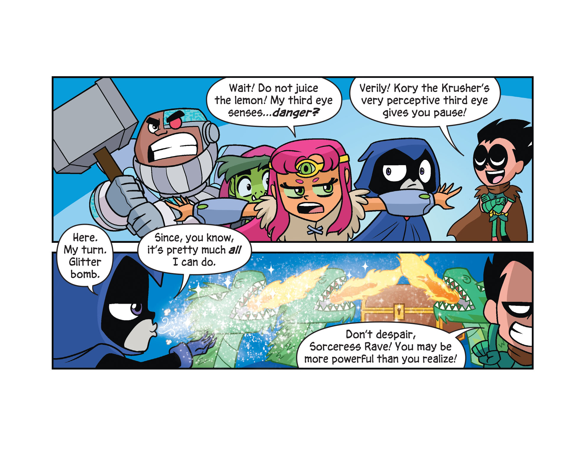 Read online Teen Titans Go! Roll With It! comic -  Issue #4 - 19