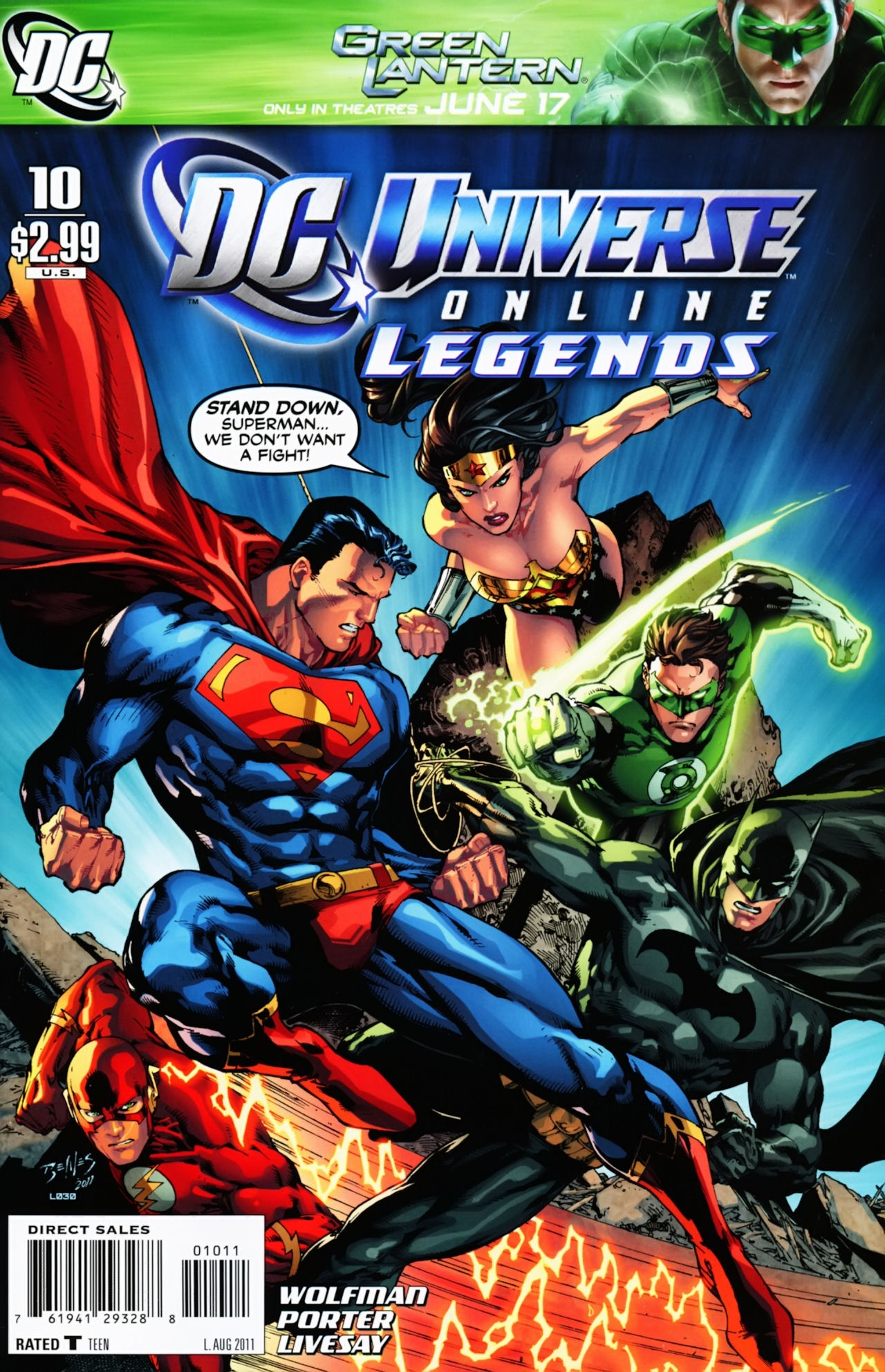 Read online DC Universe Online: Legends comic -  Issue #10 - 1