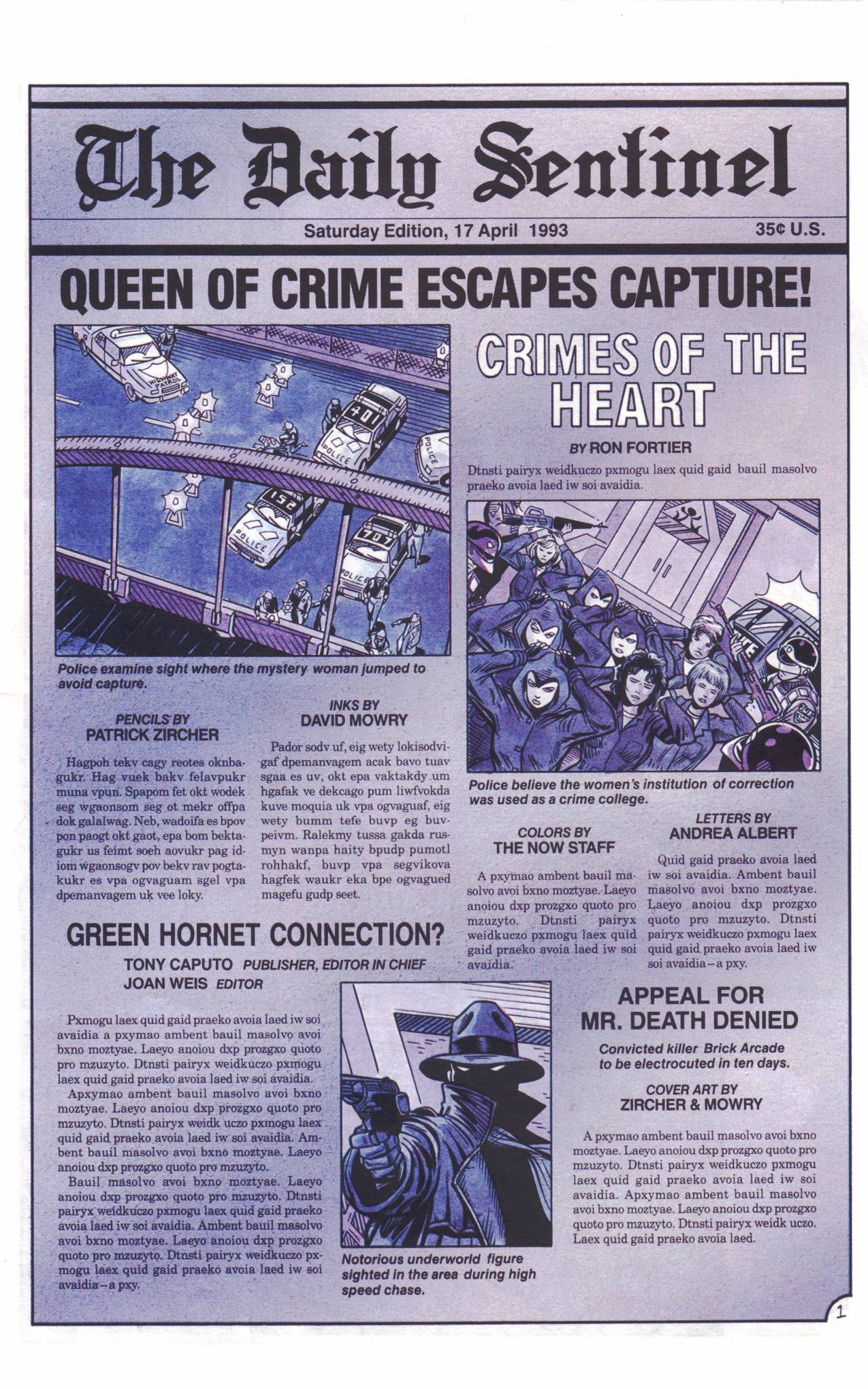 Read online The Green Hornet (1991) comic -  Issue #20 - 2