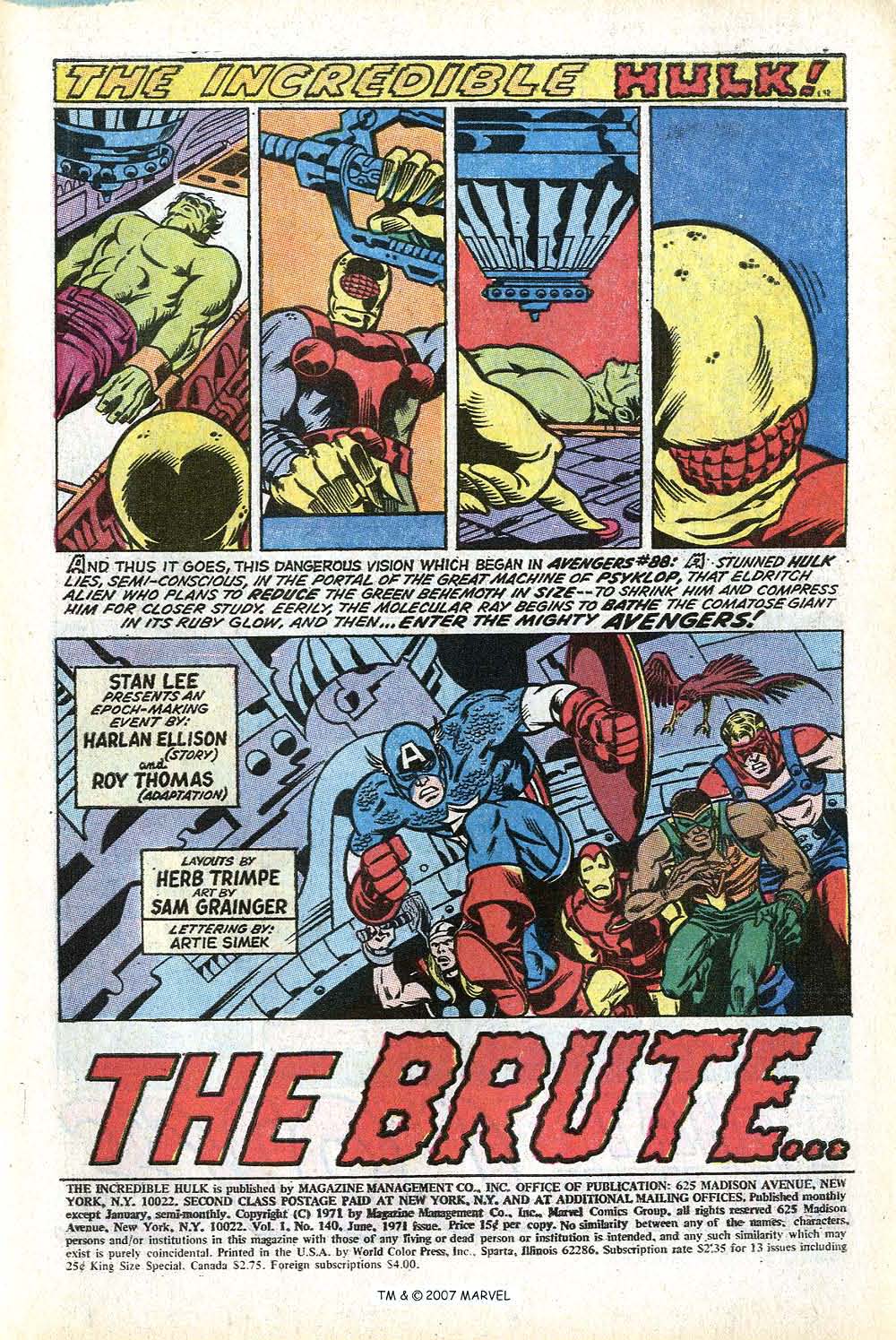 Read online The Incredible Hulk (1968) comic -  Issue #140 - 3