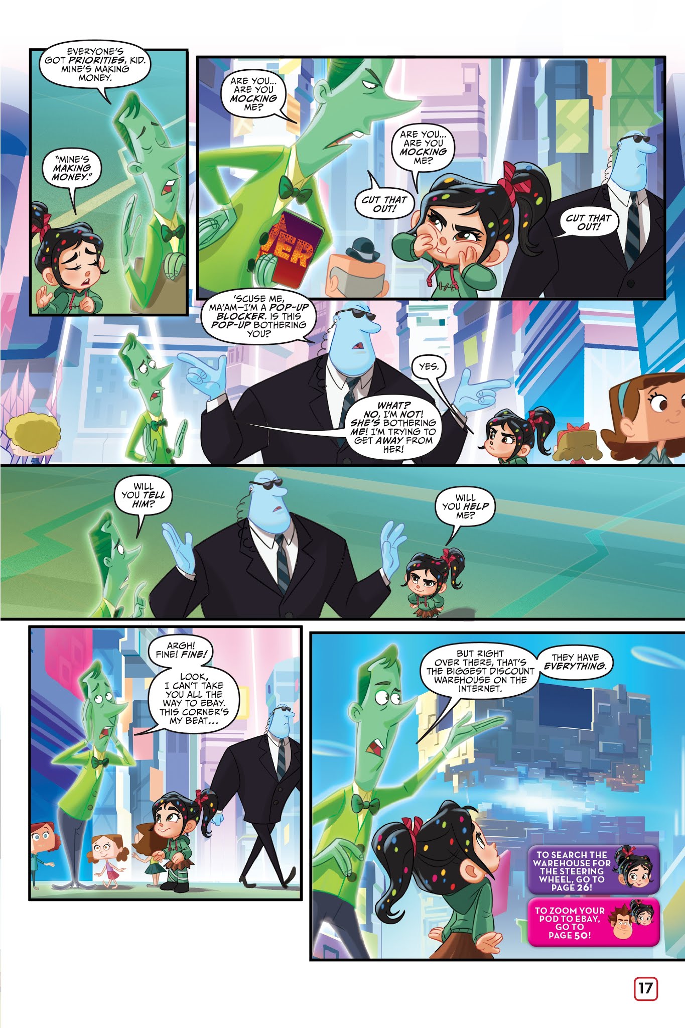 Read online Disney Ralph Breaks the Internet: Click Start- Select-Your-Story Adventure comic -  Issue # Full - 16