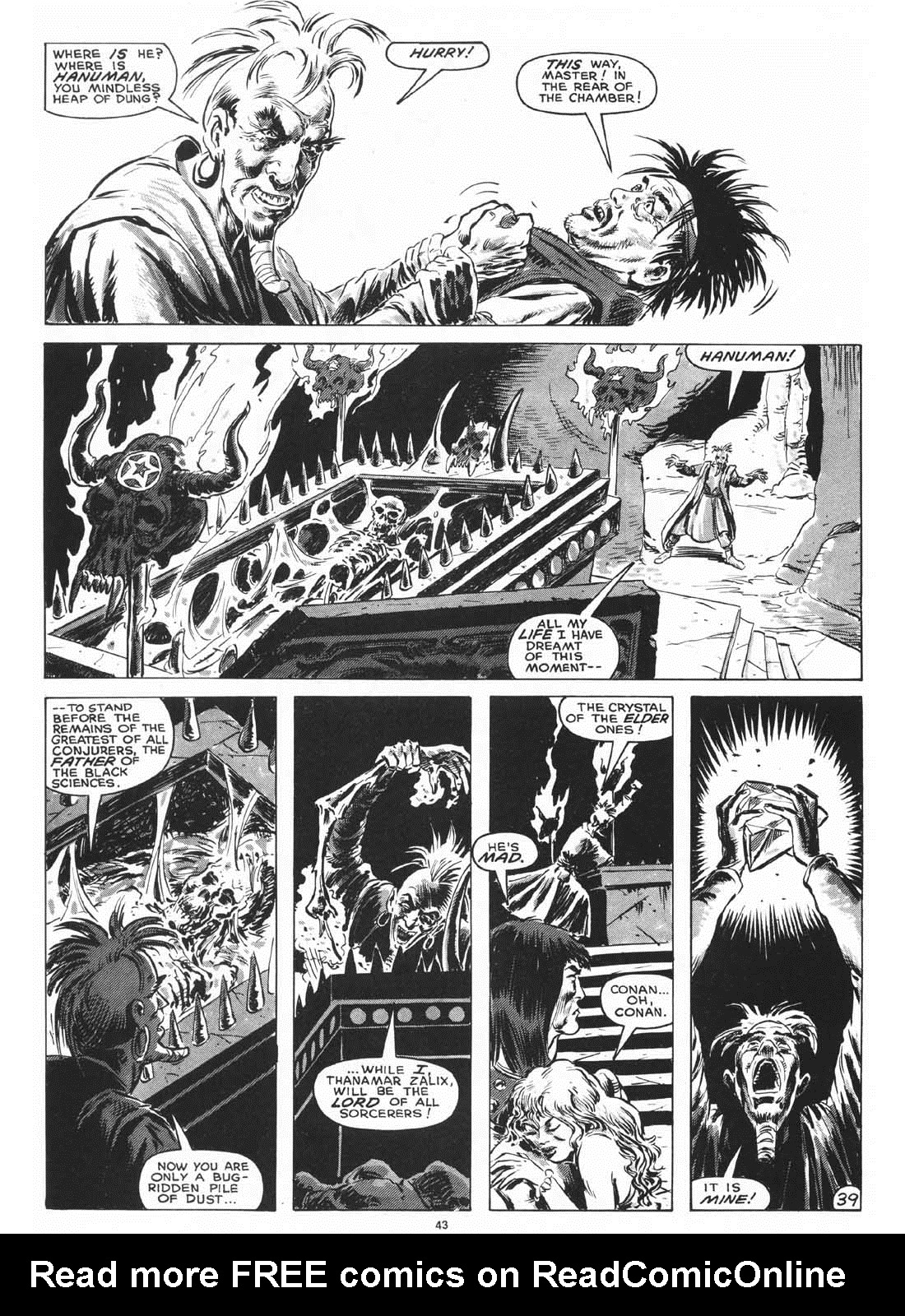 Read online The Savage Sword Of Conan comic -  Issue #161 - 42