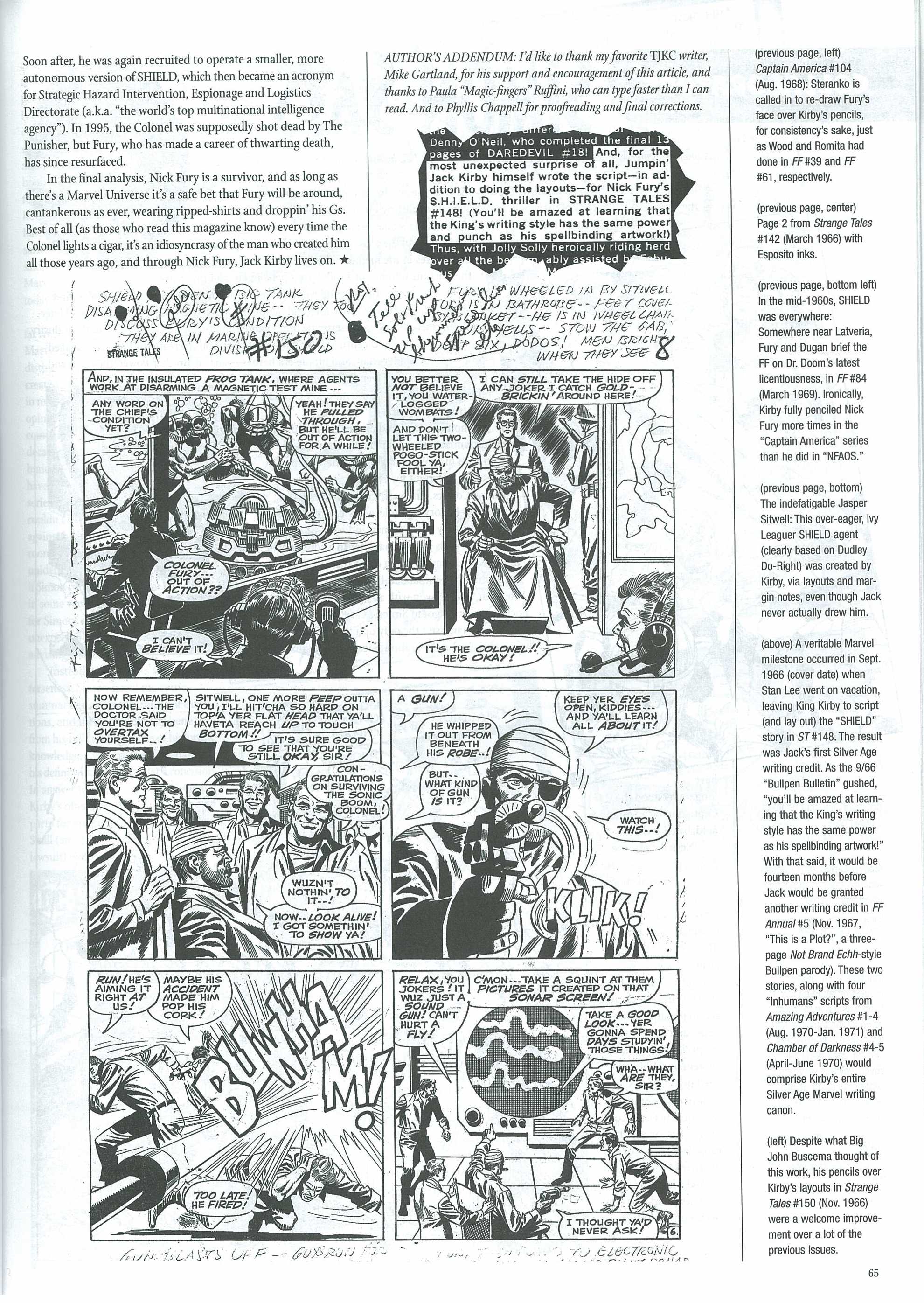Read online The Jack Kirby Collector comic -  Issue #34 - 68