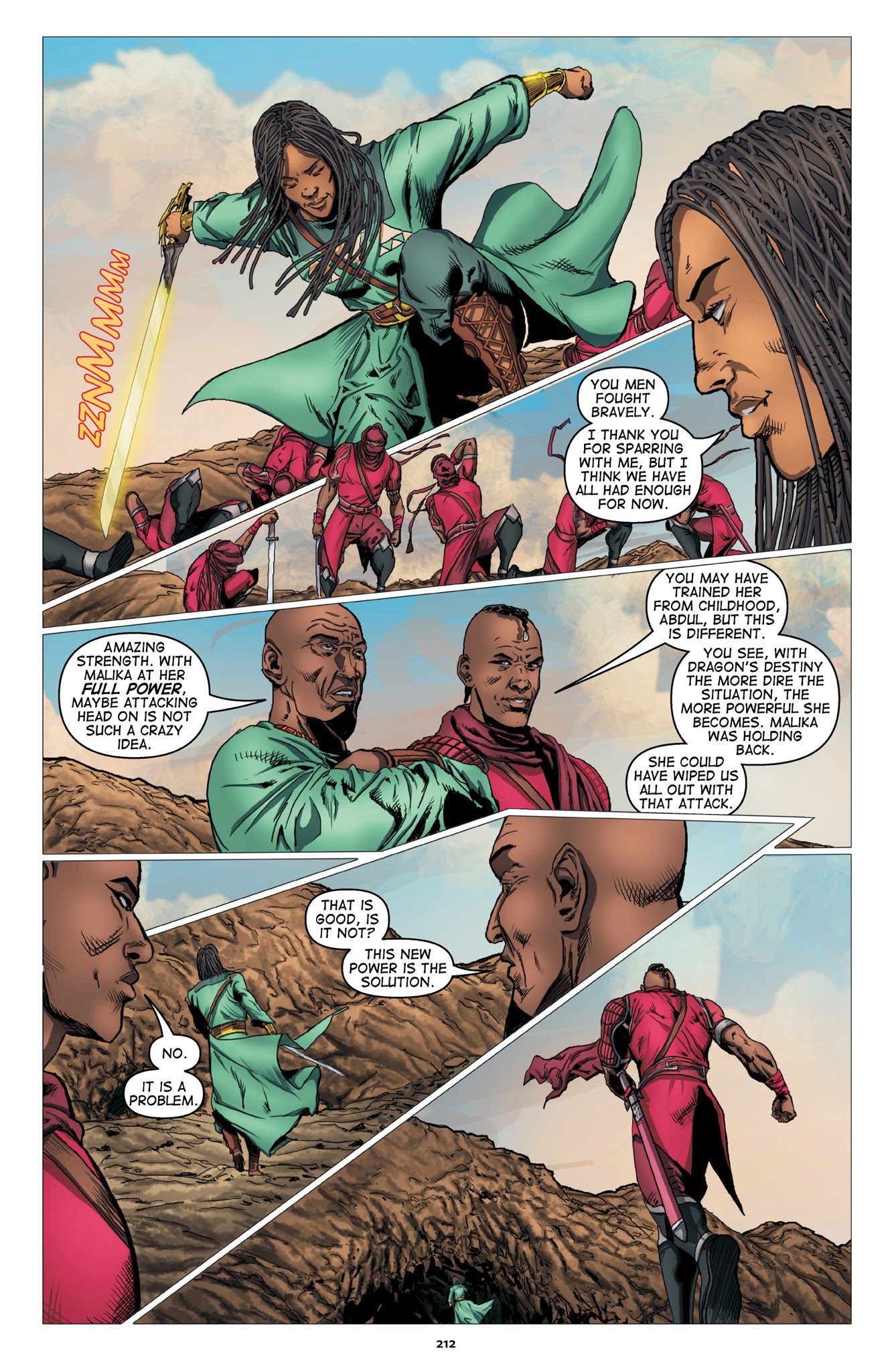 Read online Malika: Warrior Queen comic -  Issue # TPB 1 (Part 3) - 14