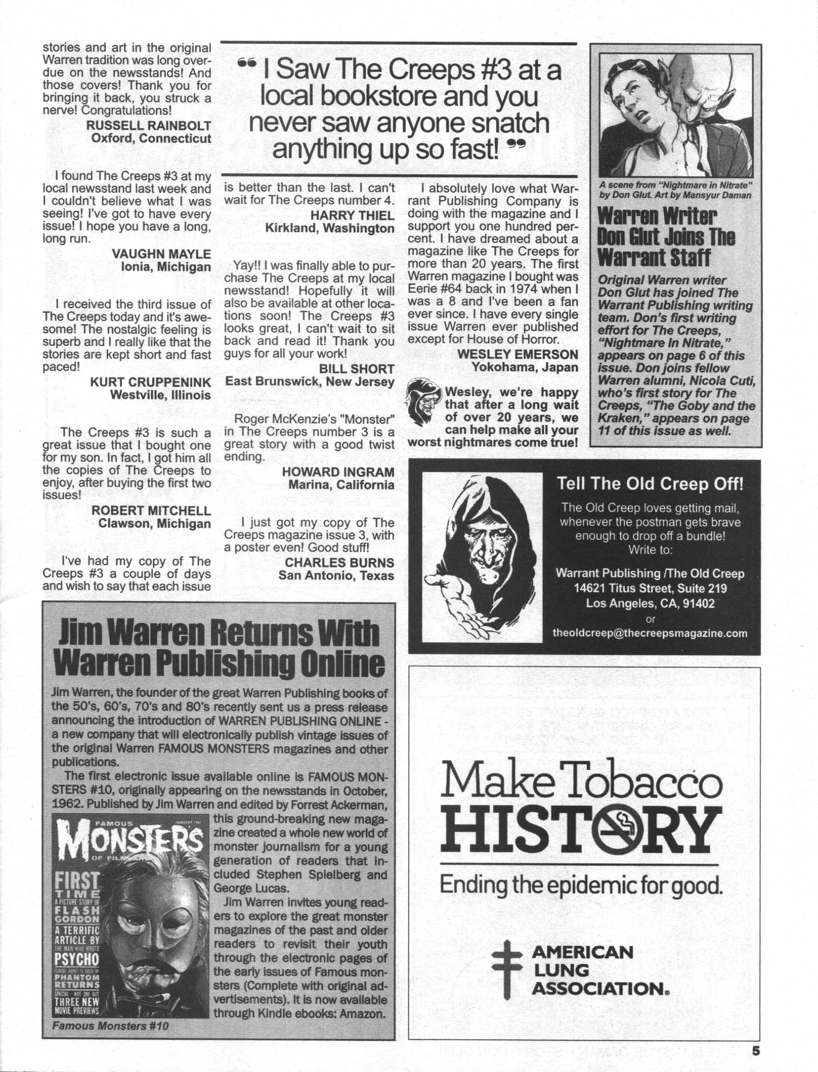 Read online The Creeps comic -  Issue #4 - 5