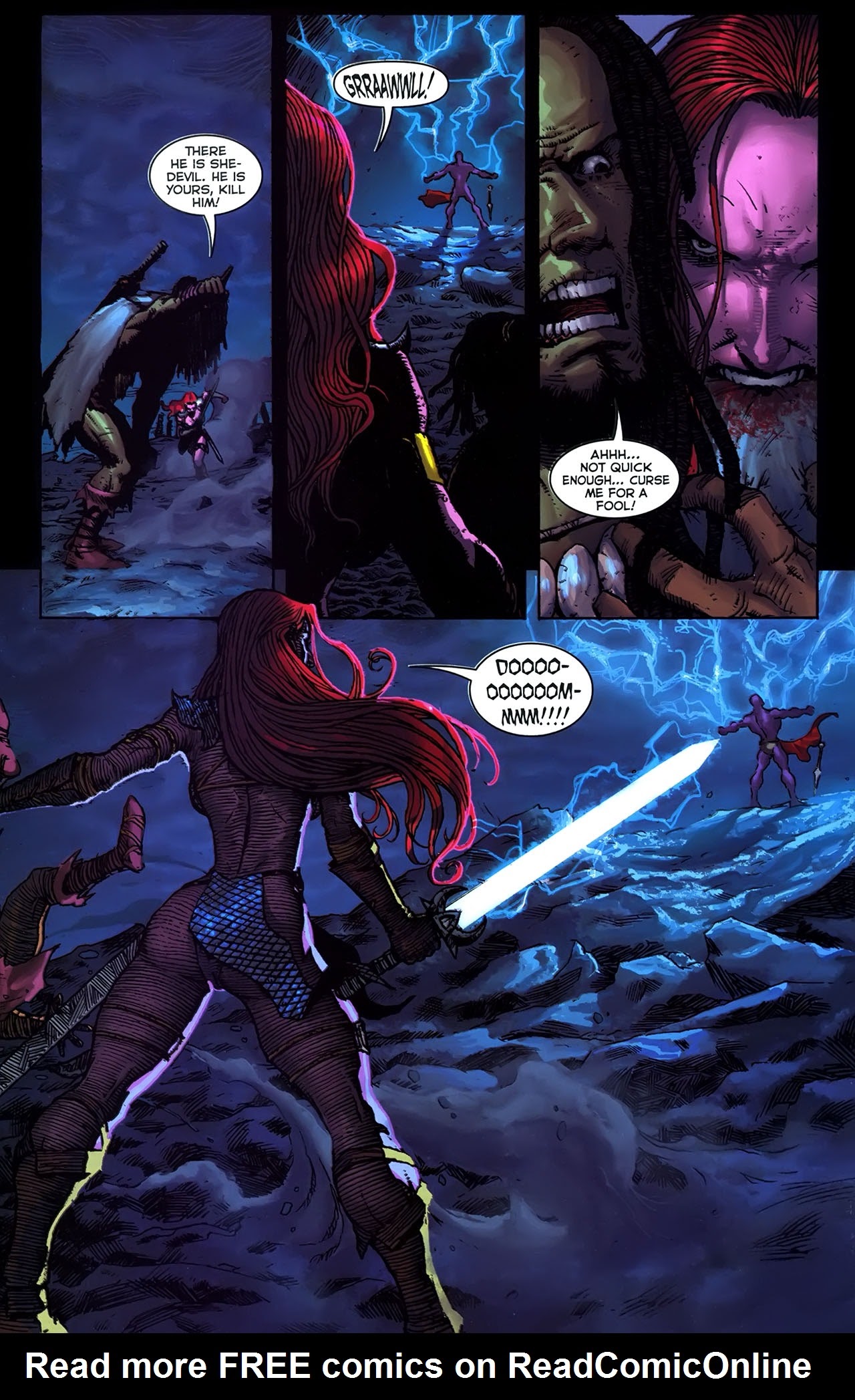 Read online Sword of Red Sonja: Doom of the Gods comic -  Issue #3 - 19