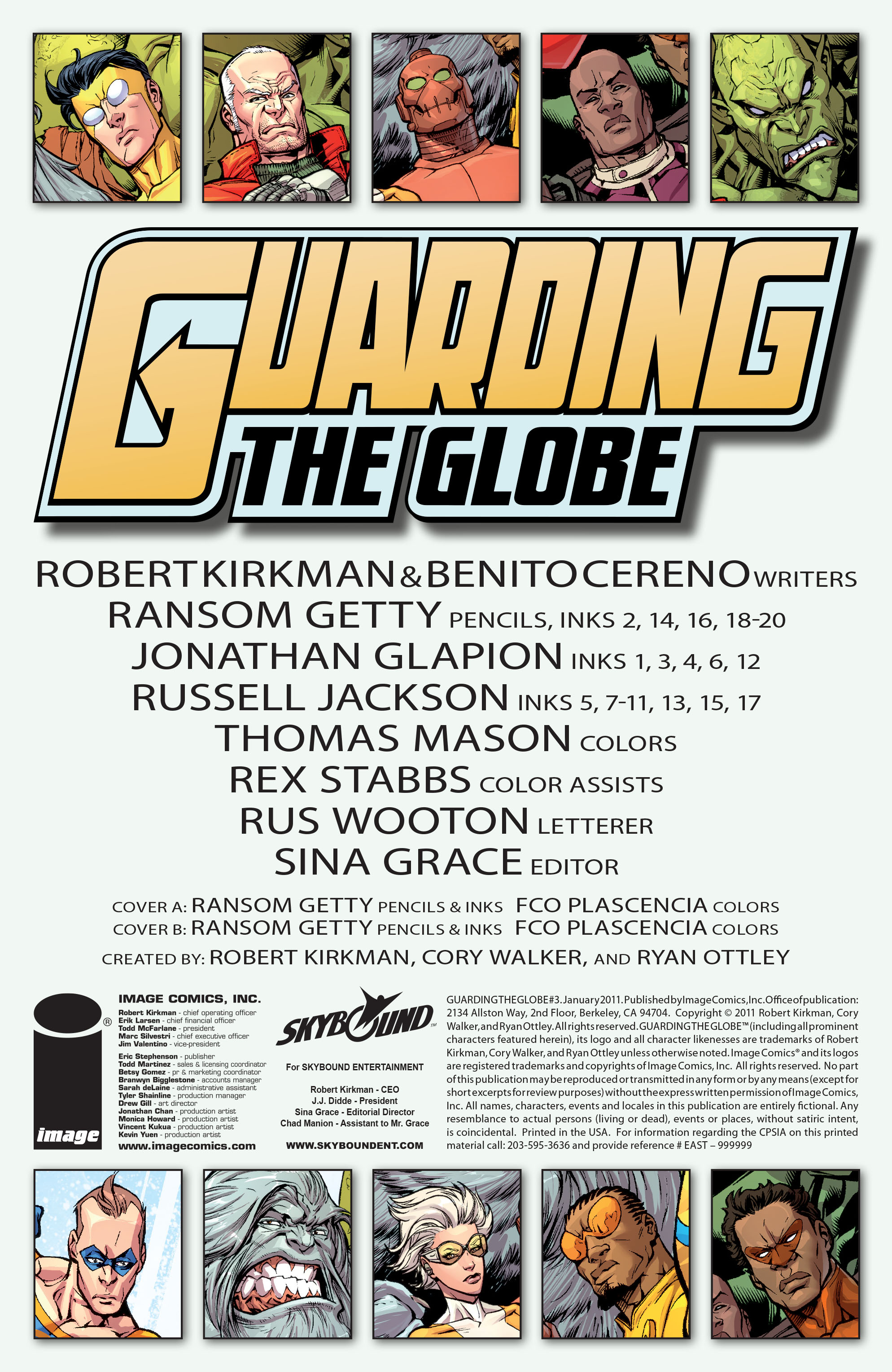 Read online Guarding the Globe (2010) comic -  Issue #3 - 3