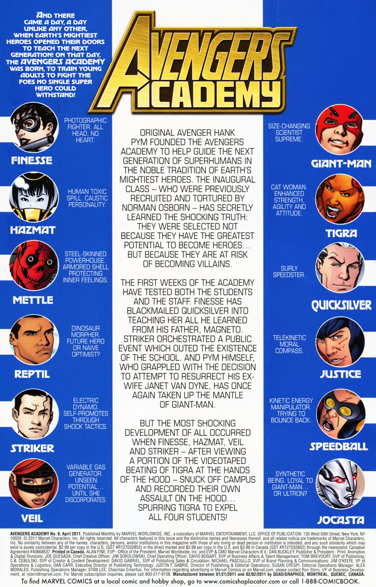 Read online Avengers Academy comic -  Issue #9 - 9