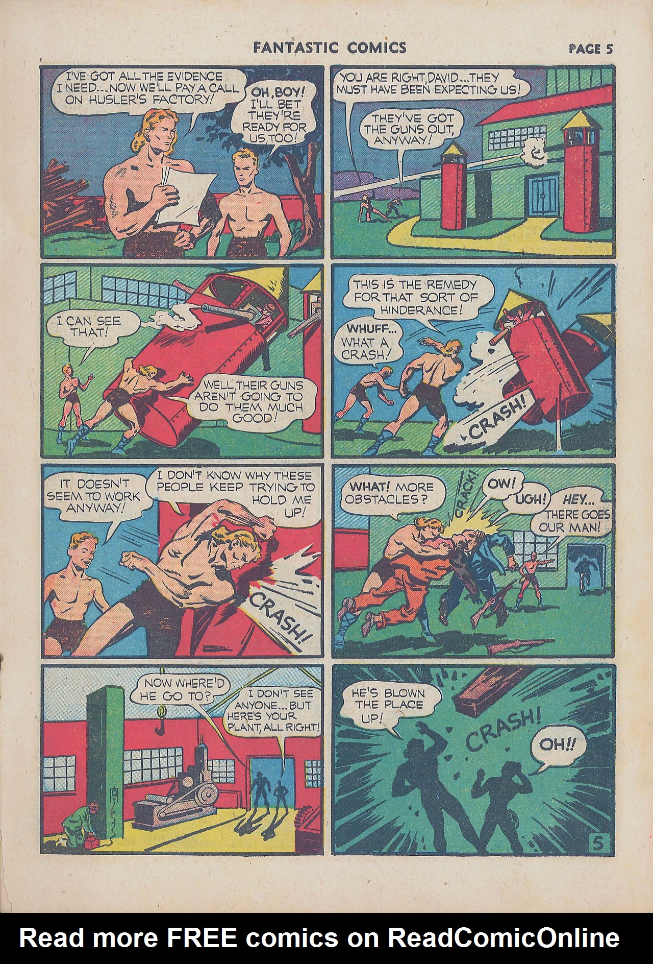 Read online Fantastic Comics comic -  Issue #16 - 7