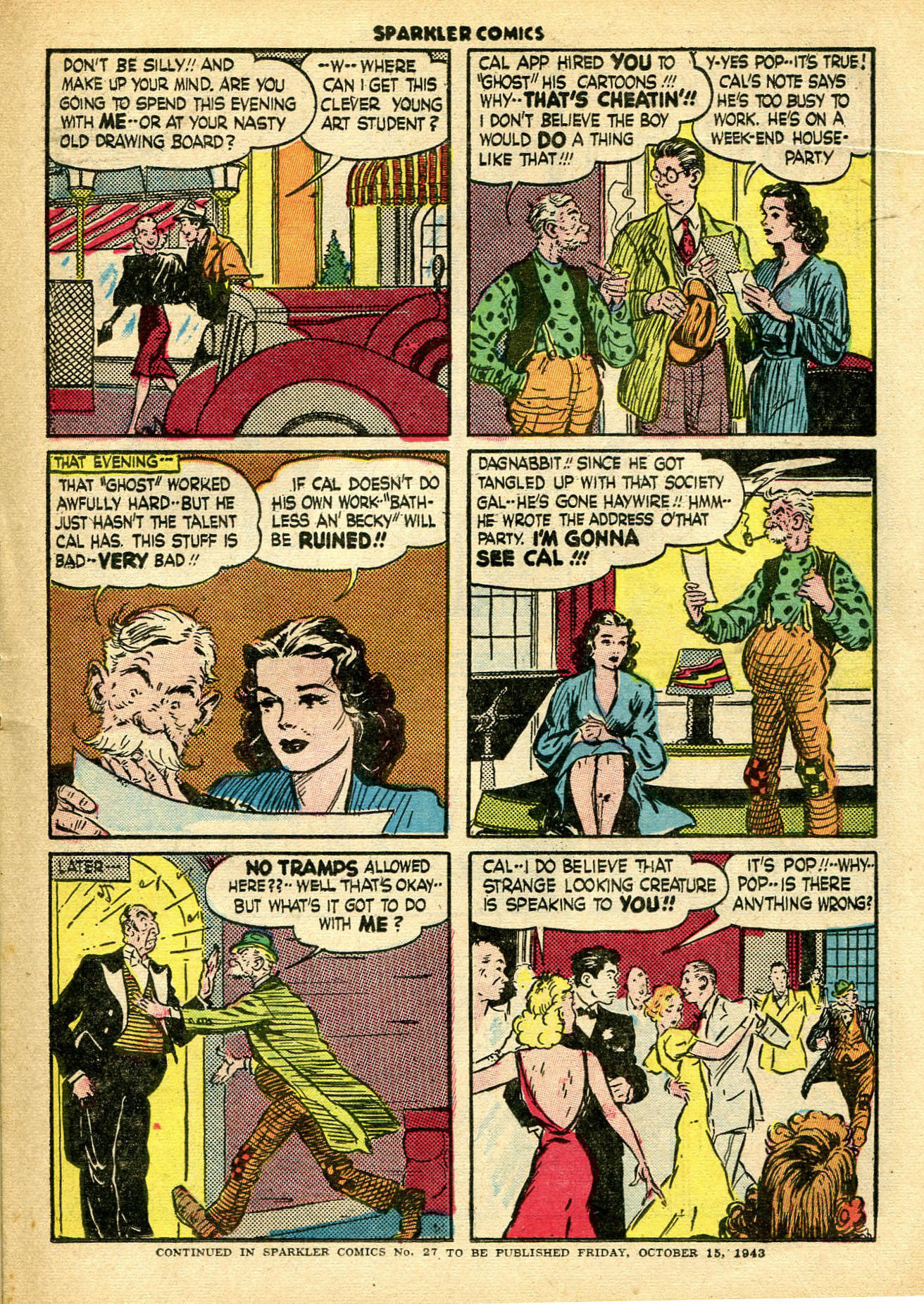 Read online Sparkler Comics comic -  Issue #26 - 31