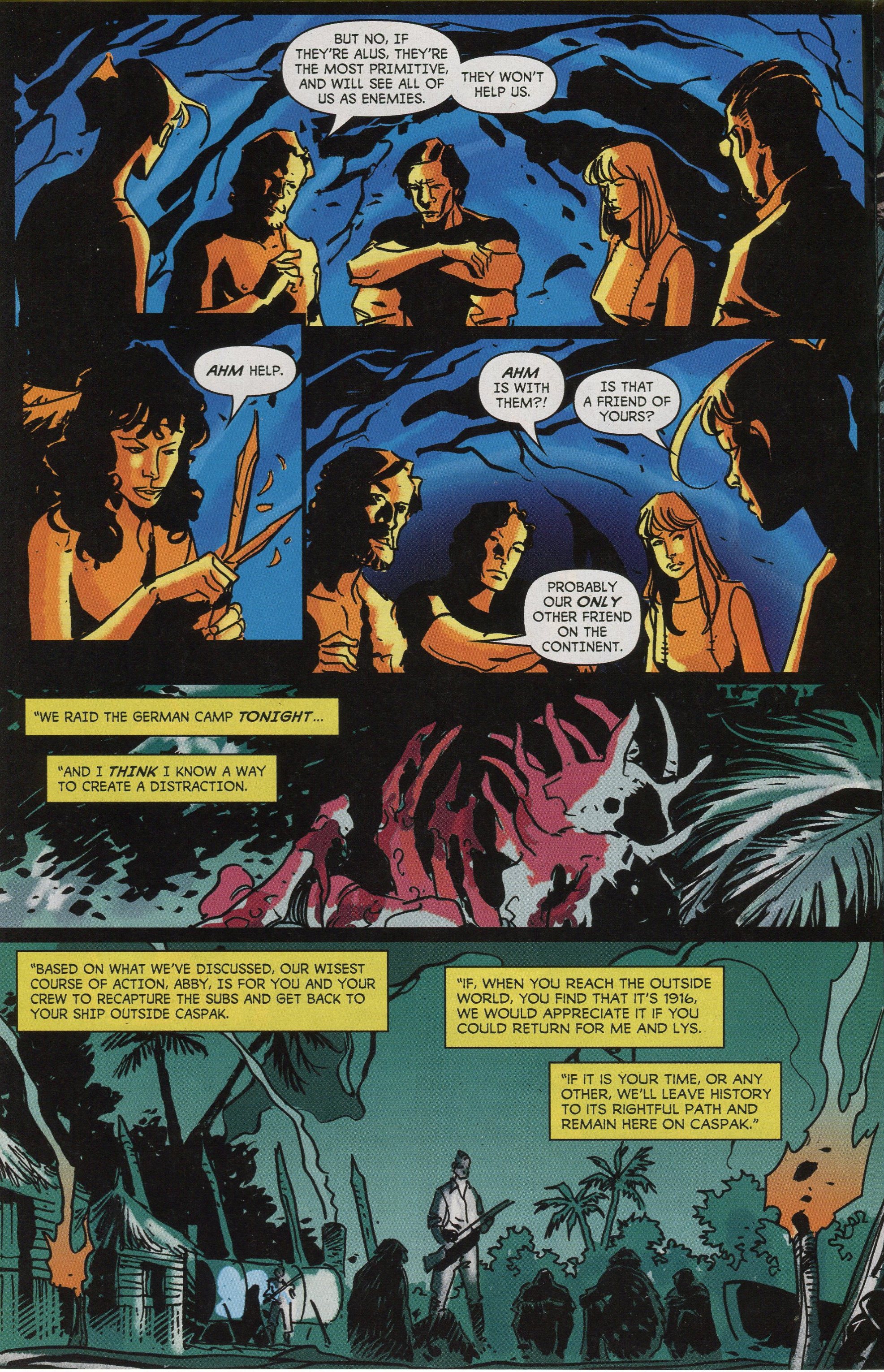 Read online Edgar Rice Burroughs The Land That Time Forgot comic -  Issue #3 - 16