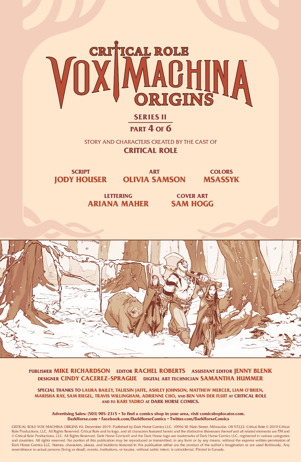 Critical Role Vox Machina Origins (2019) issue 4 - Page 2