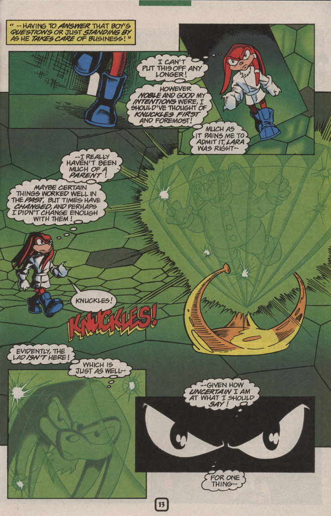 Read online Knuckles the Echidna comic -  Issue #22 - 17