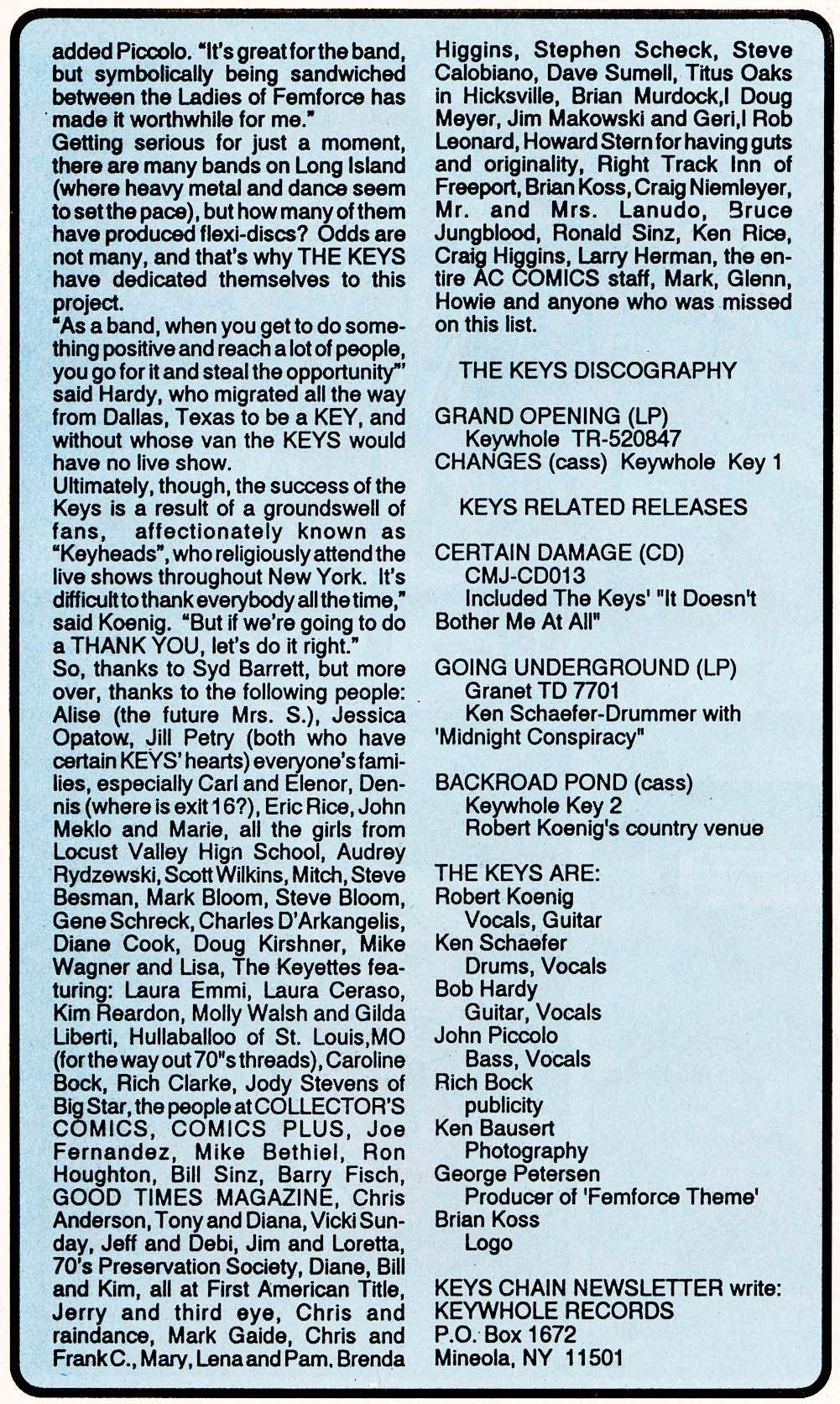 Read online Femforce comic -  Issue #50 - 80