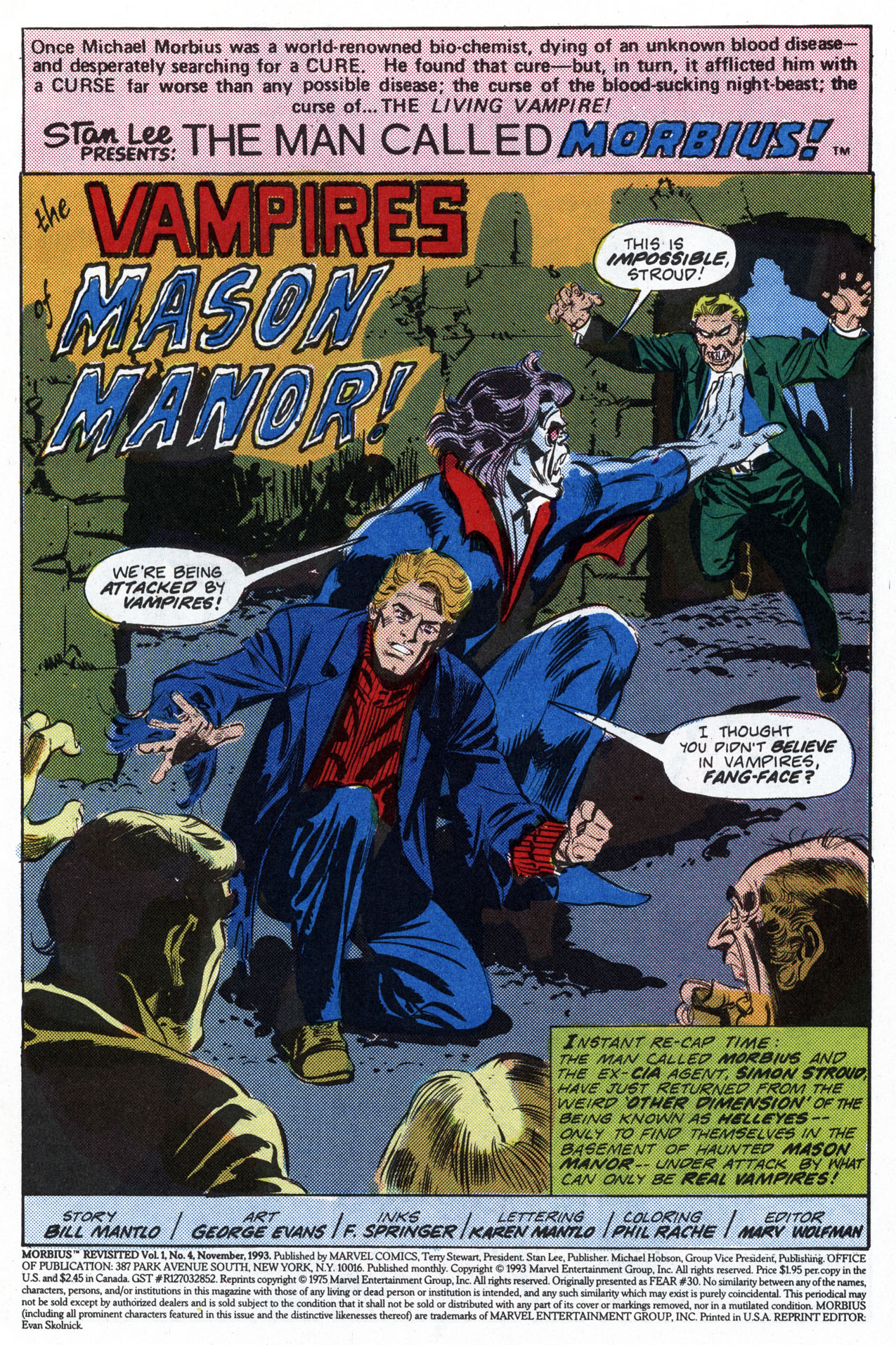 Read online Morbius Revisited comic -  Issue #4 - 3