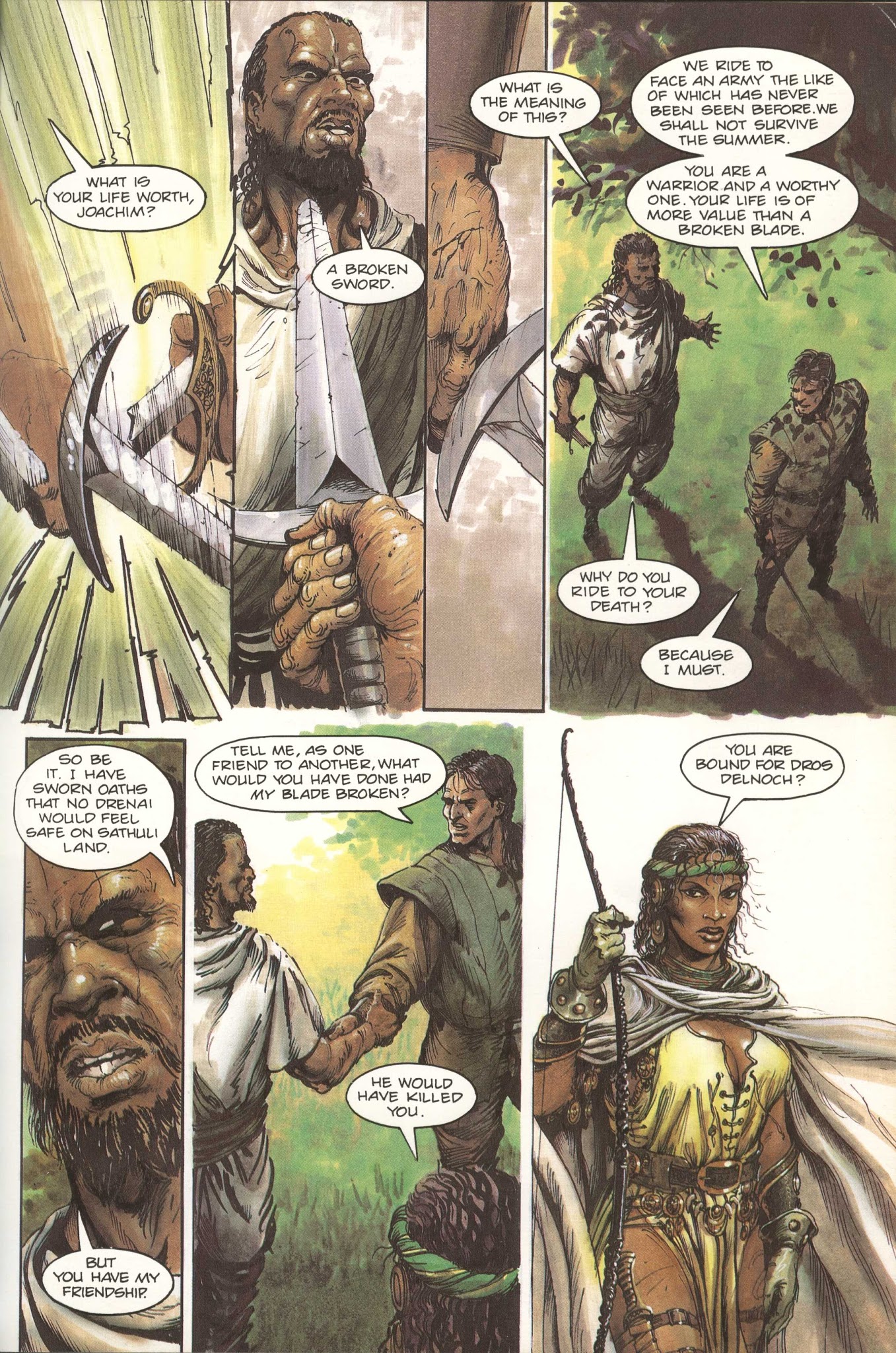 Read online David Gemmell's Legend: A Graphic Novel comic -  Issue # TPB - 54