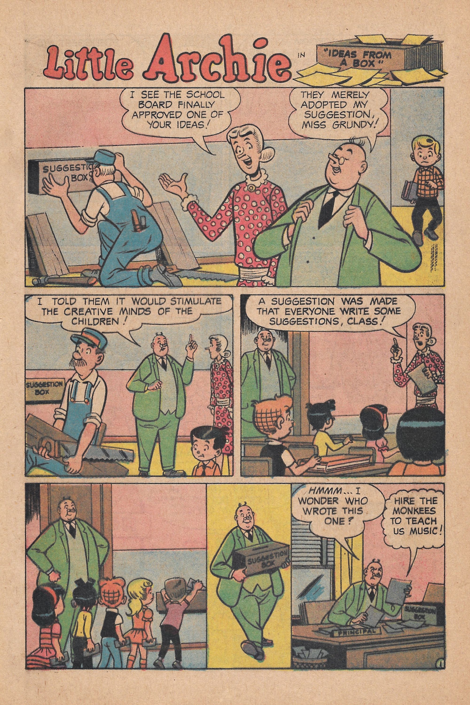 Read online The Adventures of Little Archie comic -  Issue #46 - 63
