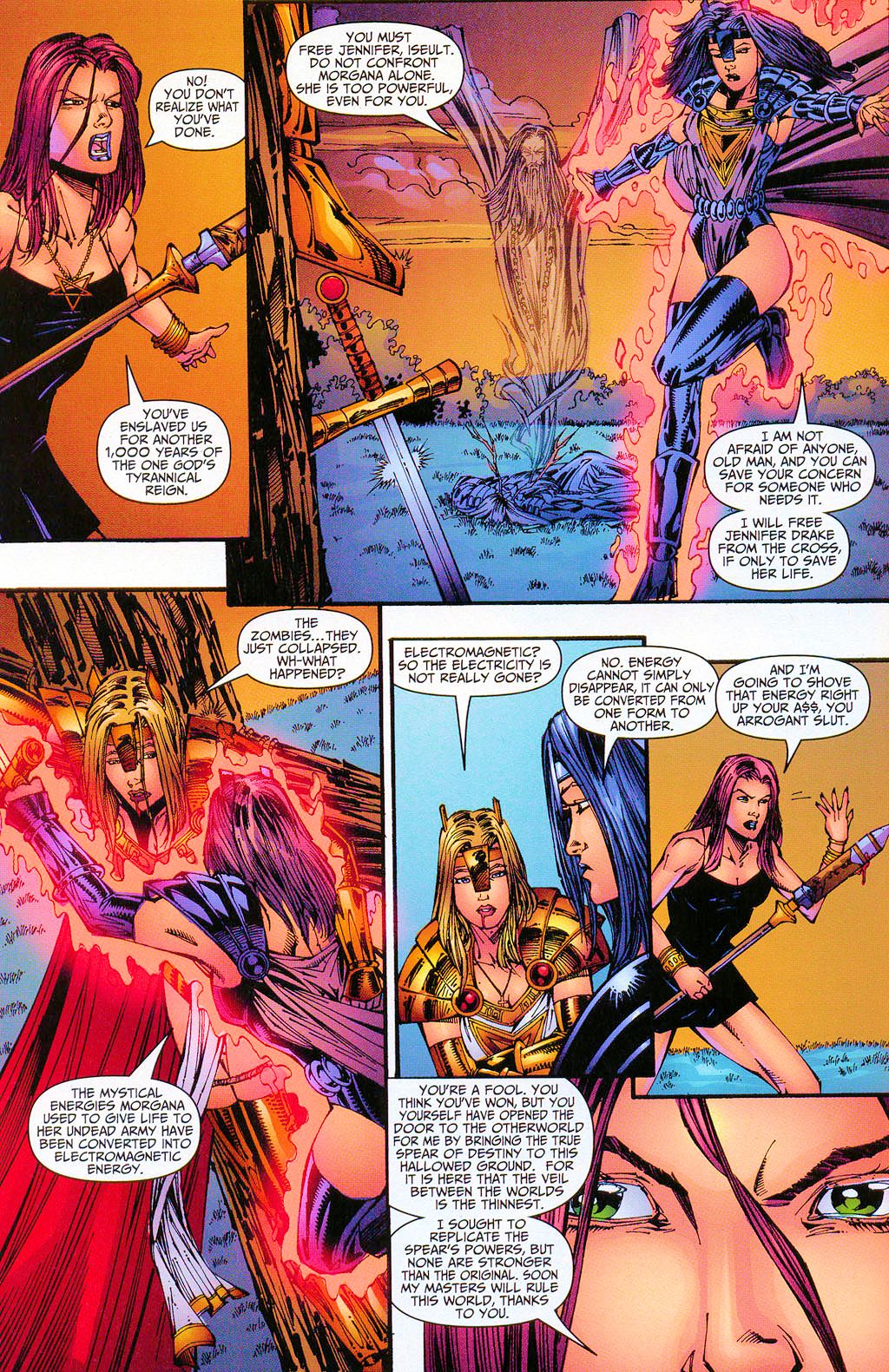 Read online Lady Pendragon comic -  Issue #6 - 11