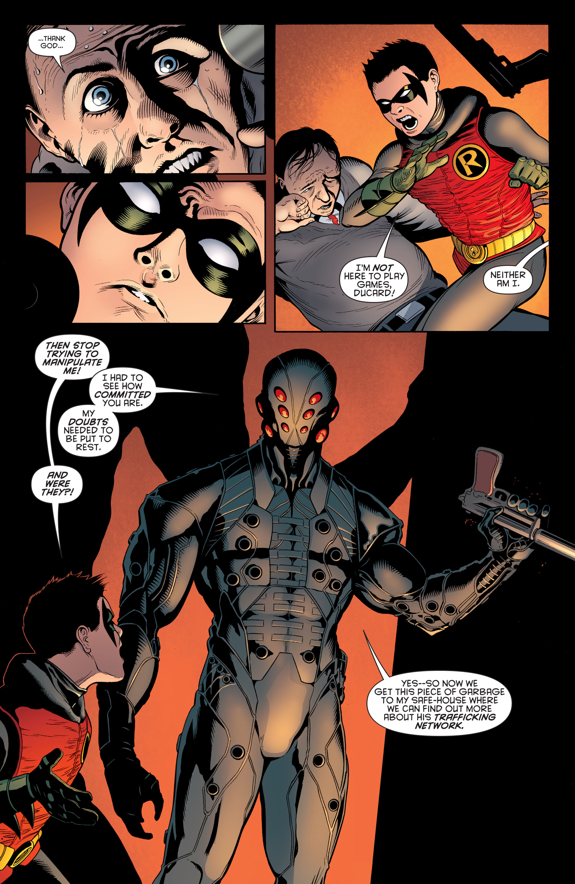 Read online Batman and Robin (2011) comic -  Issue # _Bad Blood (DC Essential Edition) (Part 2) - 13