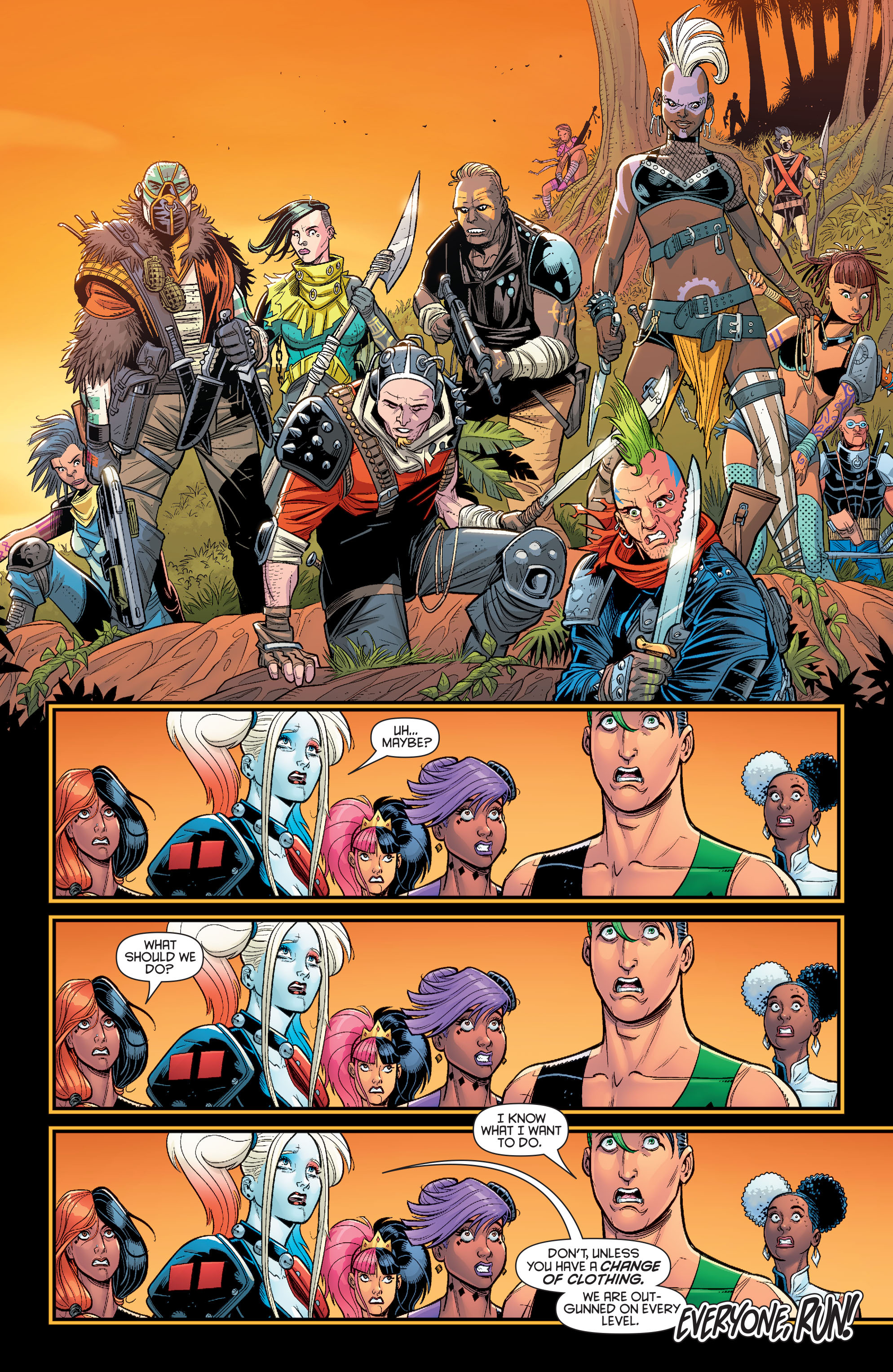 Read online Harley Quinn And Her Gang Of Harleys comic -  Issue #6 - 7