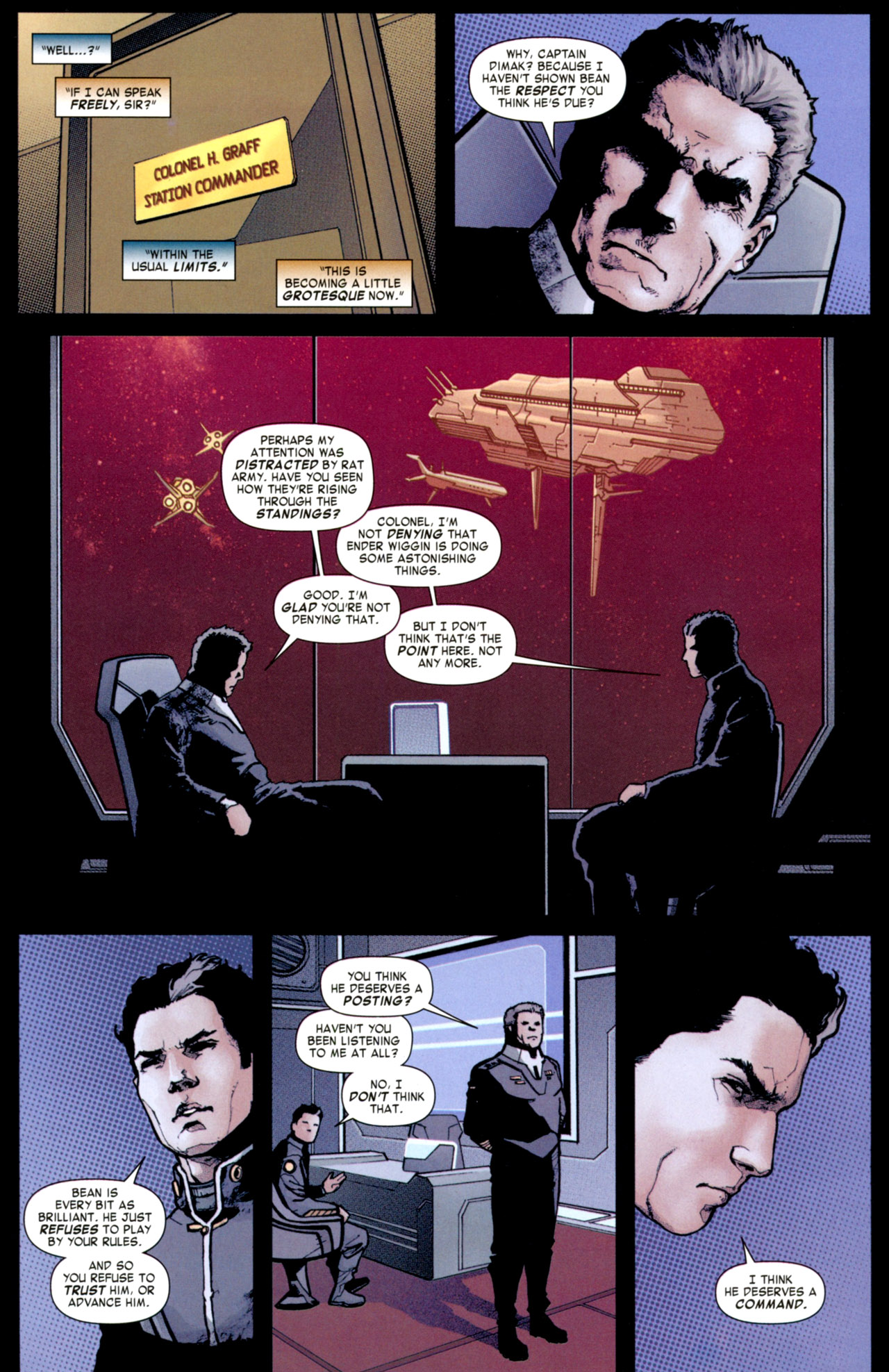 Read online Ender's Shadow: Battle School comic -  Issue #5 - 8