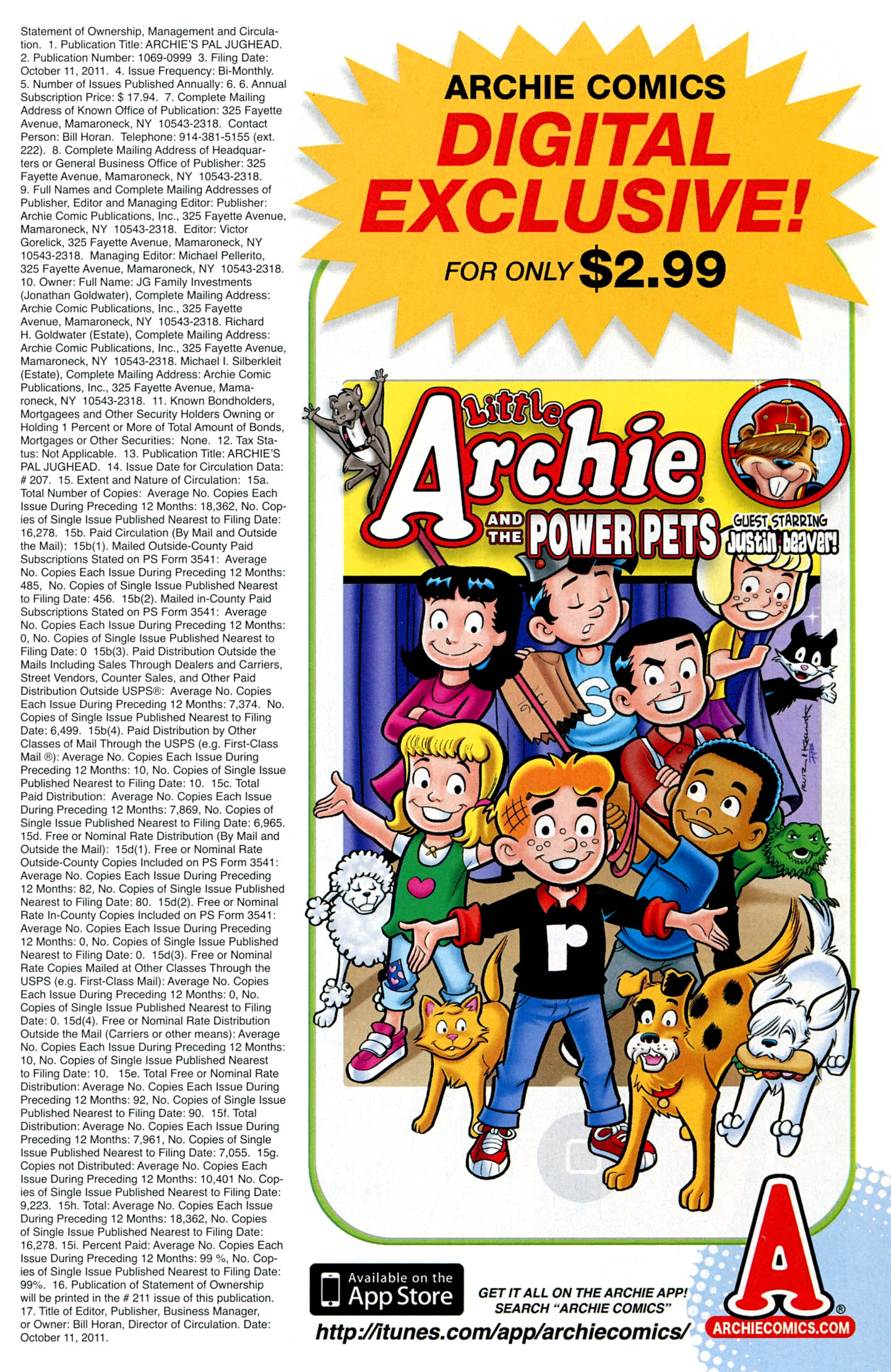 Read online Archie's Pal Jughead Comics comic -  Issue #211 - 19