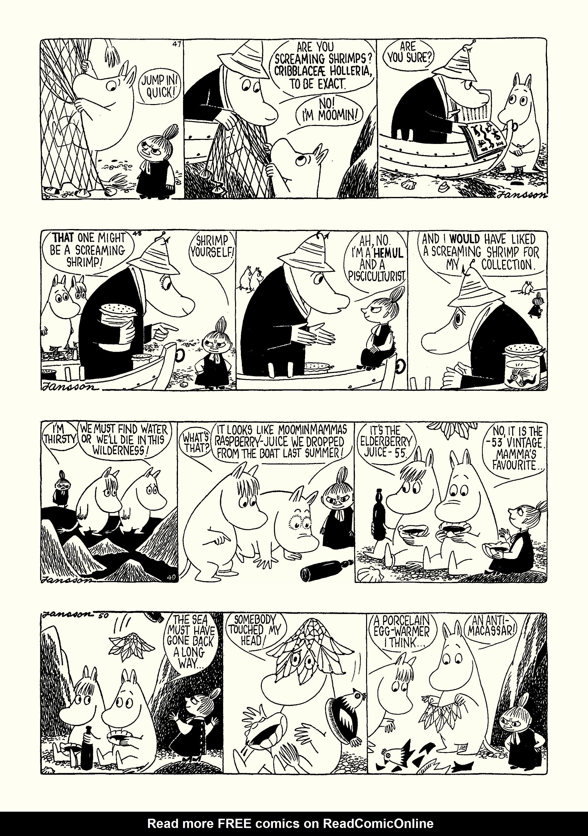 Read online Moomin: The Complete Tove Jansson Comic Strip comic -  Issue # TPB 4 - 70