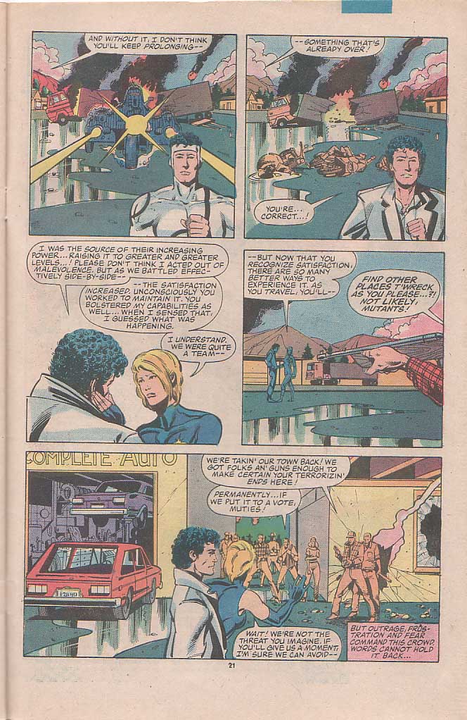 Read online Dazzler (1981) comic -  Issue #40 - 22