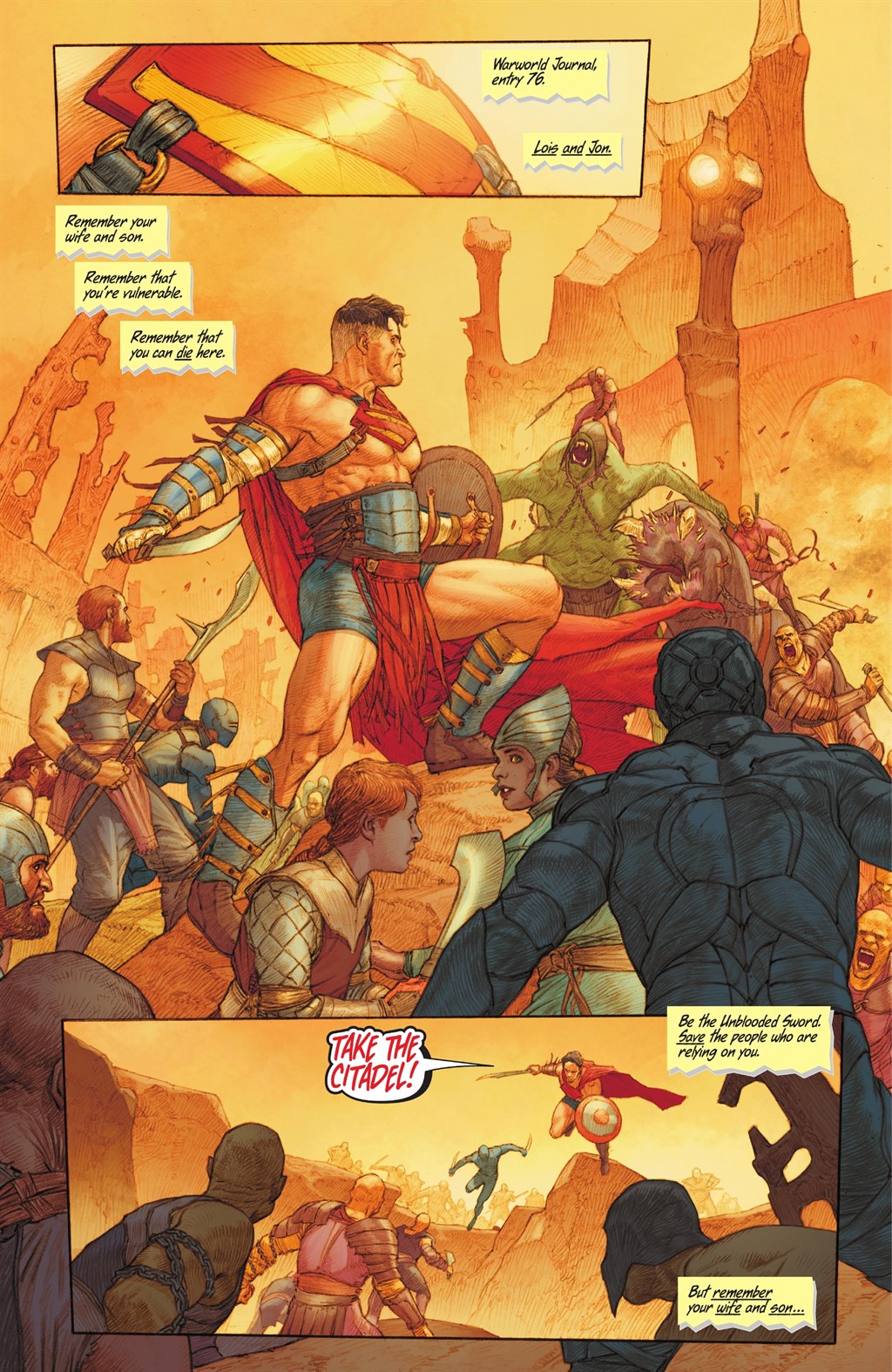 Read online Superman: Action Comics: Warworld Revolution comic -  Issue # TPB (Part 1) - 49