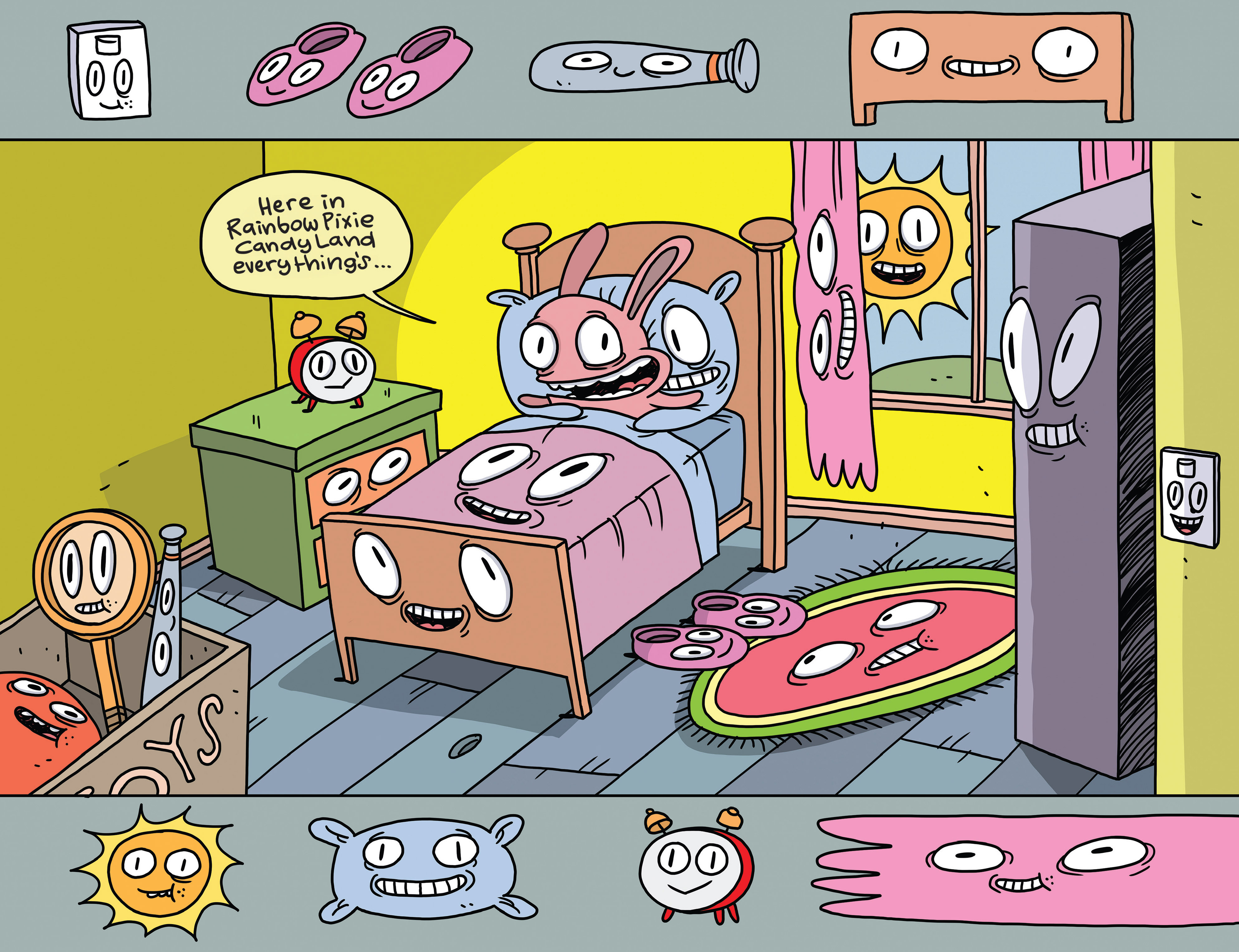 Read online Itty Bitty Bunnies in Rainbow Pixie Candy Land: Pop Tarts comic -  Issue # Full - 19