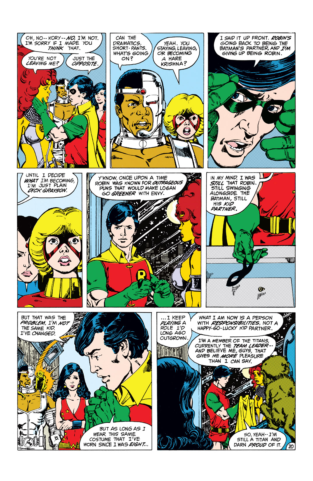 Read online The New Teen Titans (1980) comic -  Issue #39 - 20