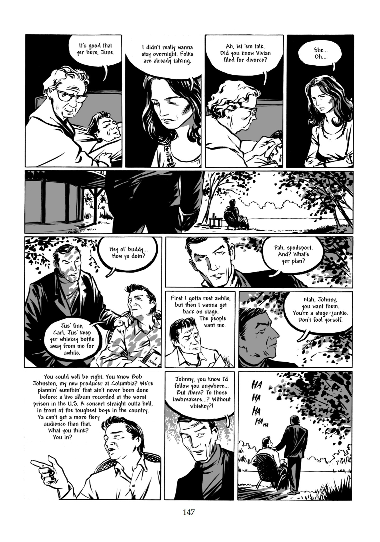 Read online Johnny Cash: I See a Darkness comic -  Issue # TPB - 143