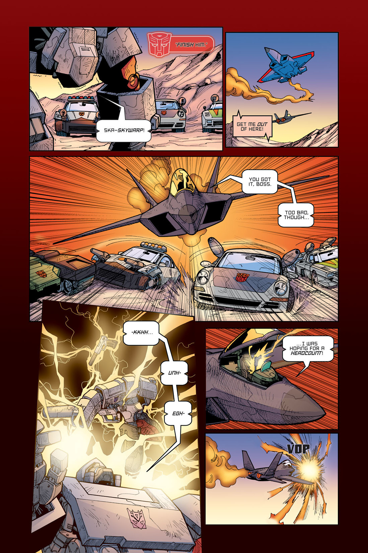 Read online The Transformers: Escalation comic -  Issue #6 - 22