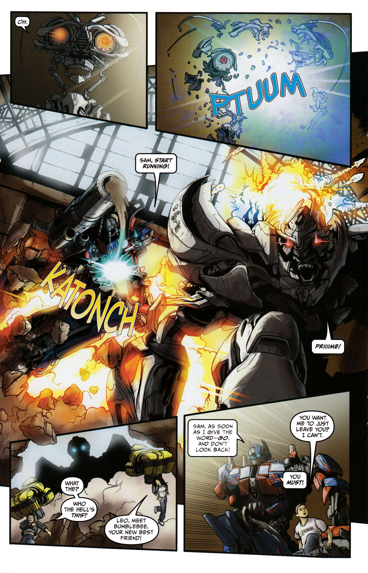 Read online Transformers: Revenge of the Fallen — Official Movie Adaptation comic -  Issue #2 - 17