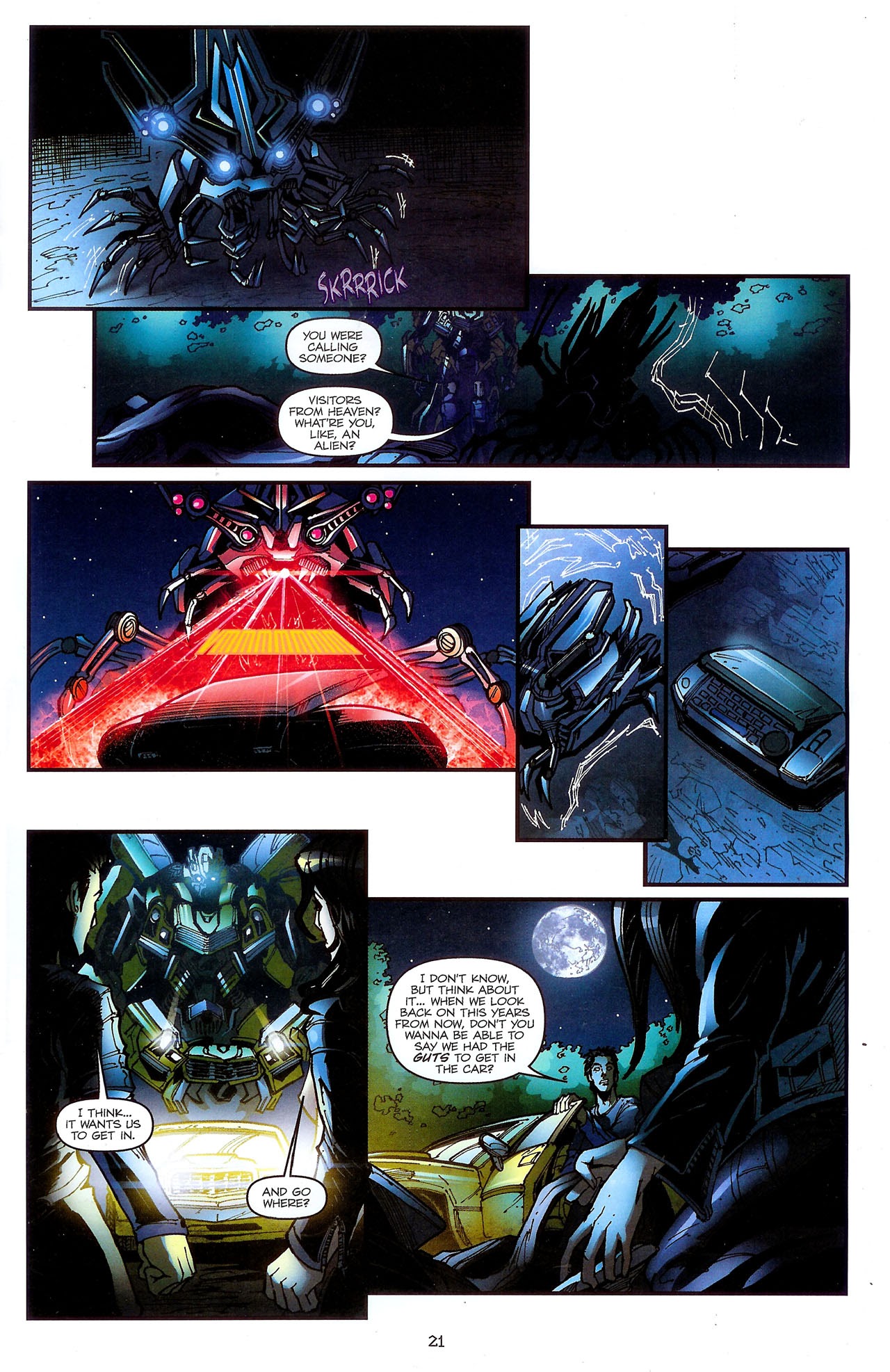 Read online Transformers: The Movie Adaptation comic -  Issue #2 - 20