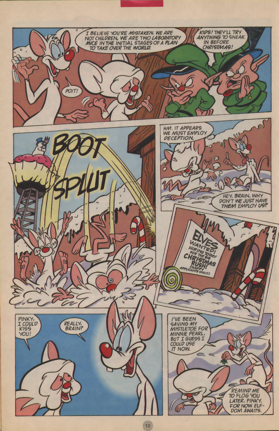 Read online Pinky and The Brain Christmas Special comic -  Issue # Full - 9