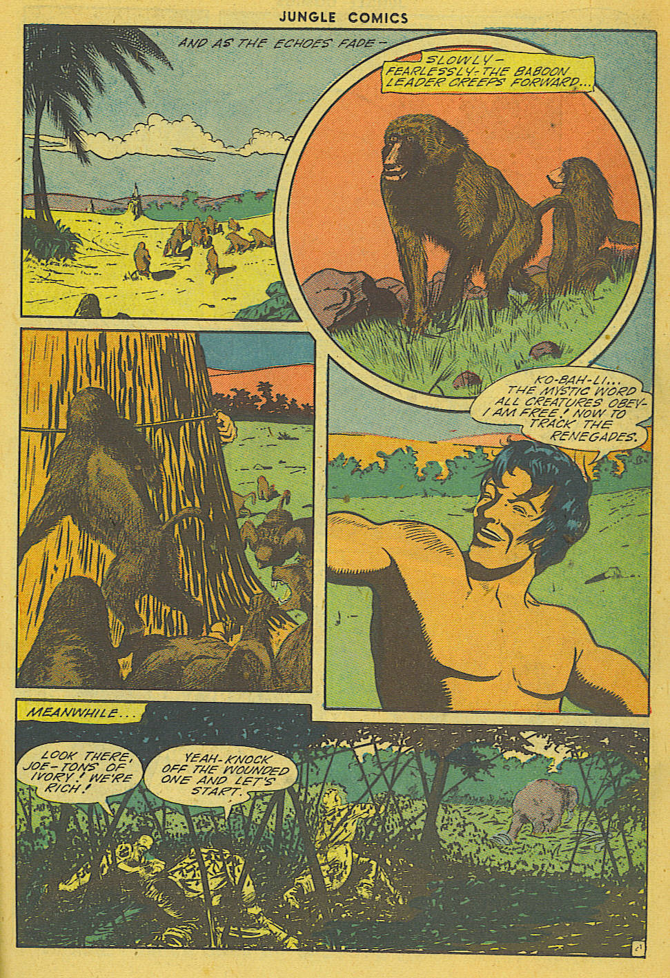 Read online Jungle Comics comic -  Issue #62 - 33