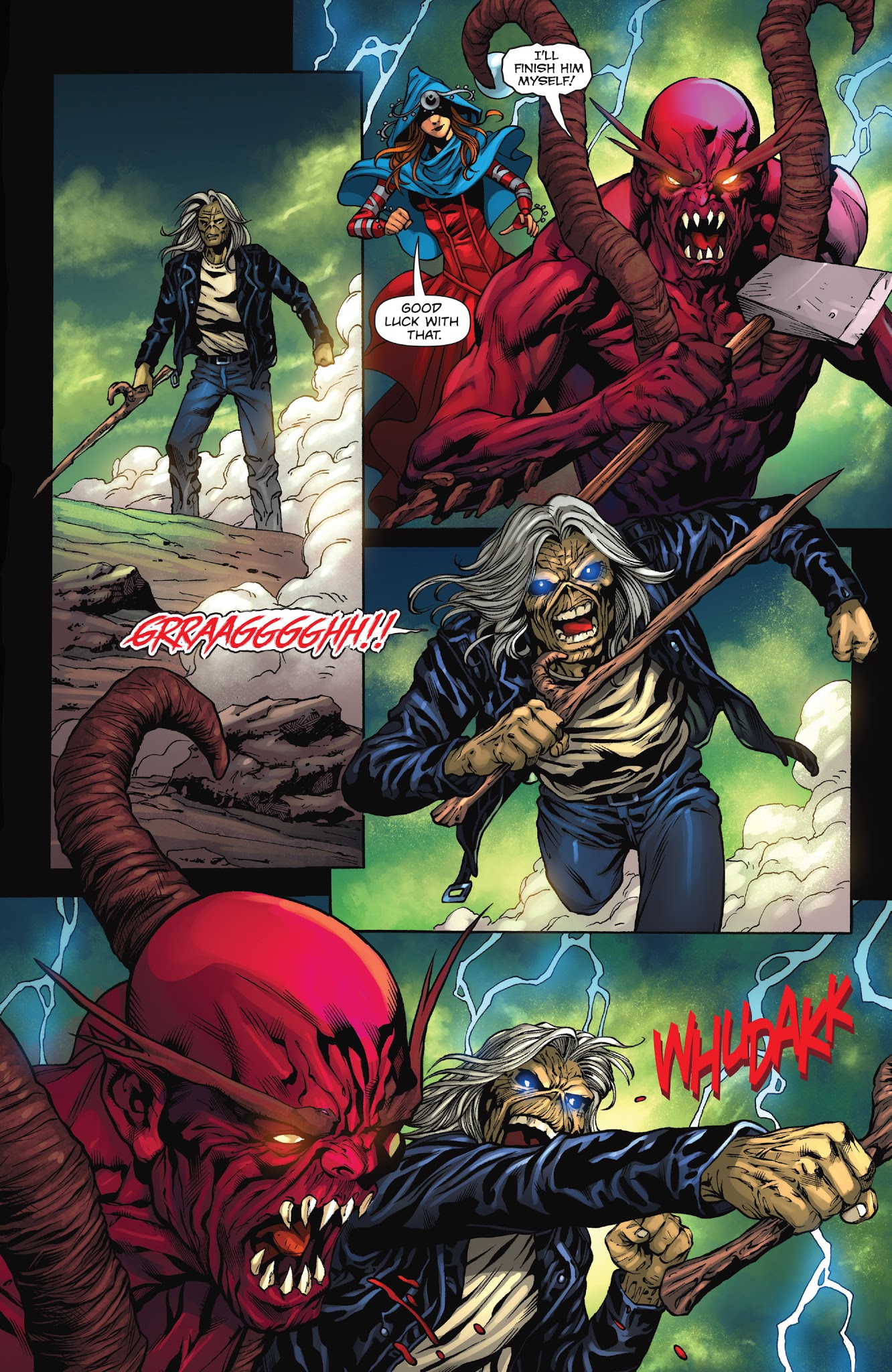 Read online Iron Maiden: Legacy of the Beast comic -  Issue #4 - 24