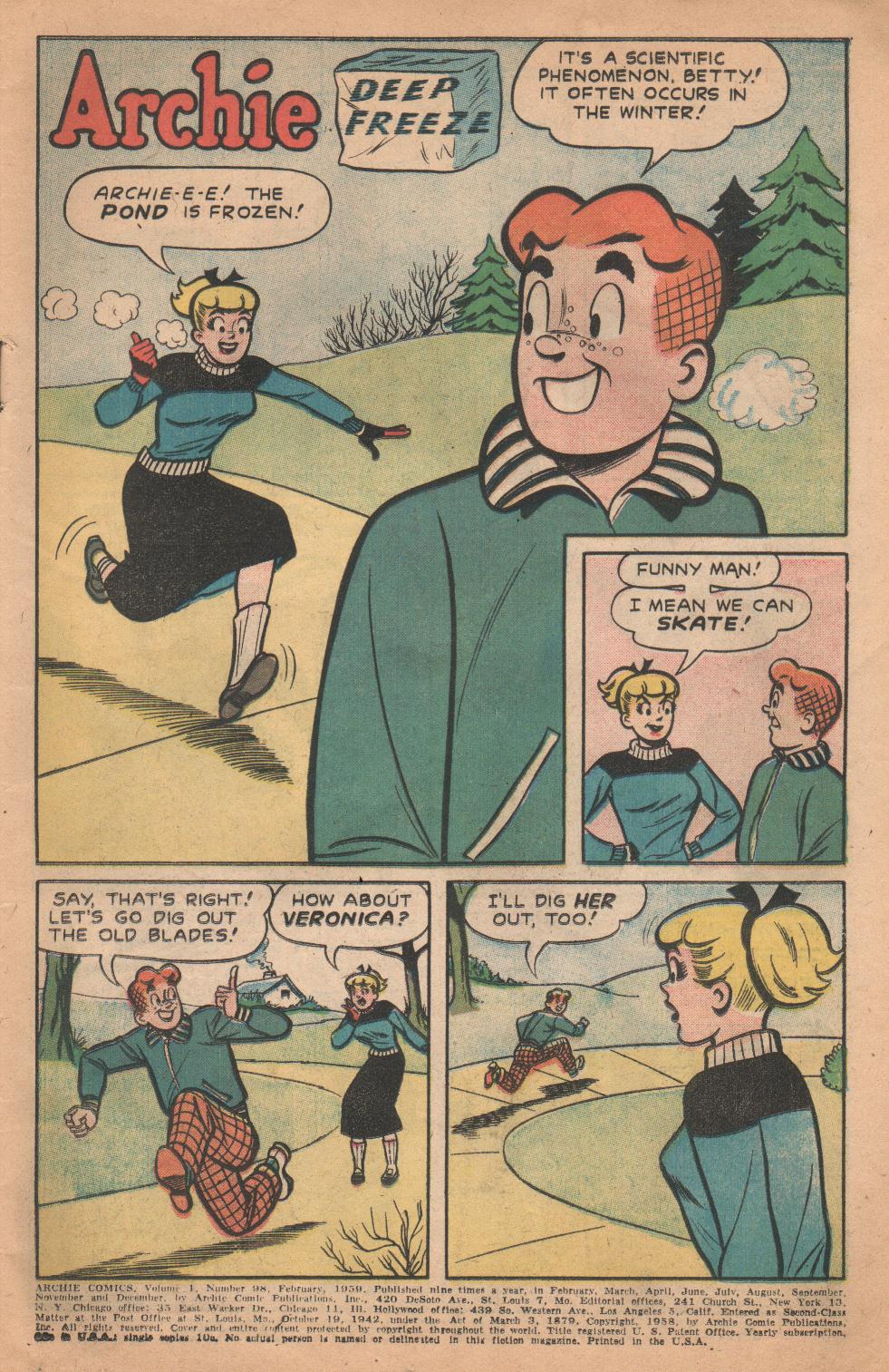 Read online Archie Comics comic -  Issue #098 - 3
