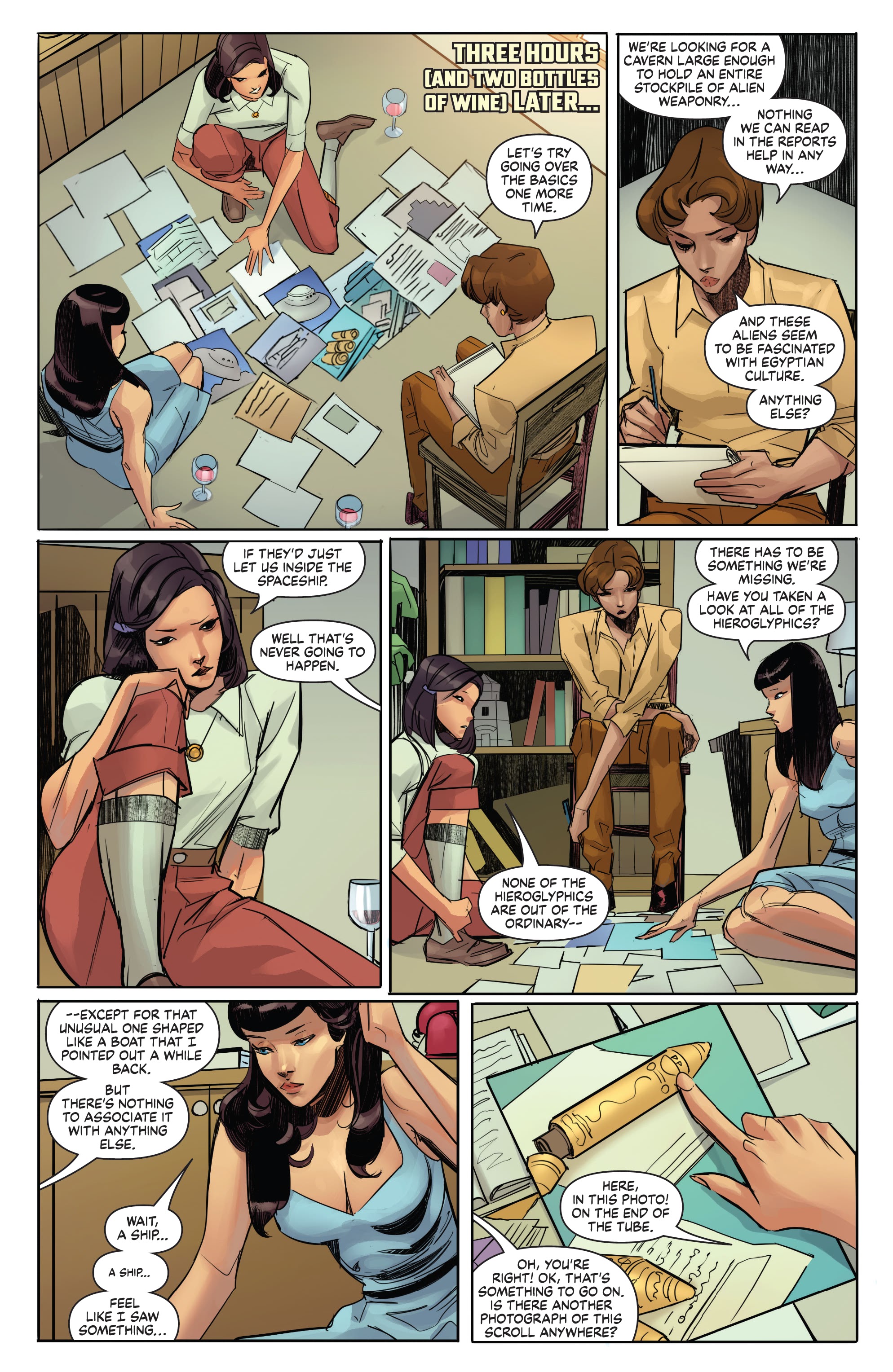 Read online Bettie Page: The Alien Agenda comic -  Issue #1 - 21