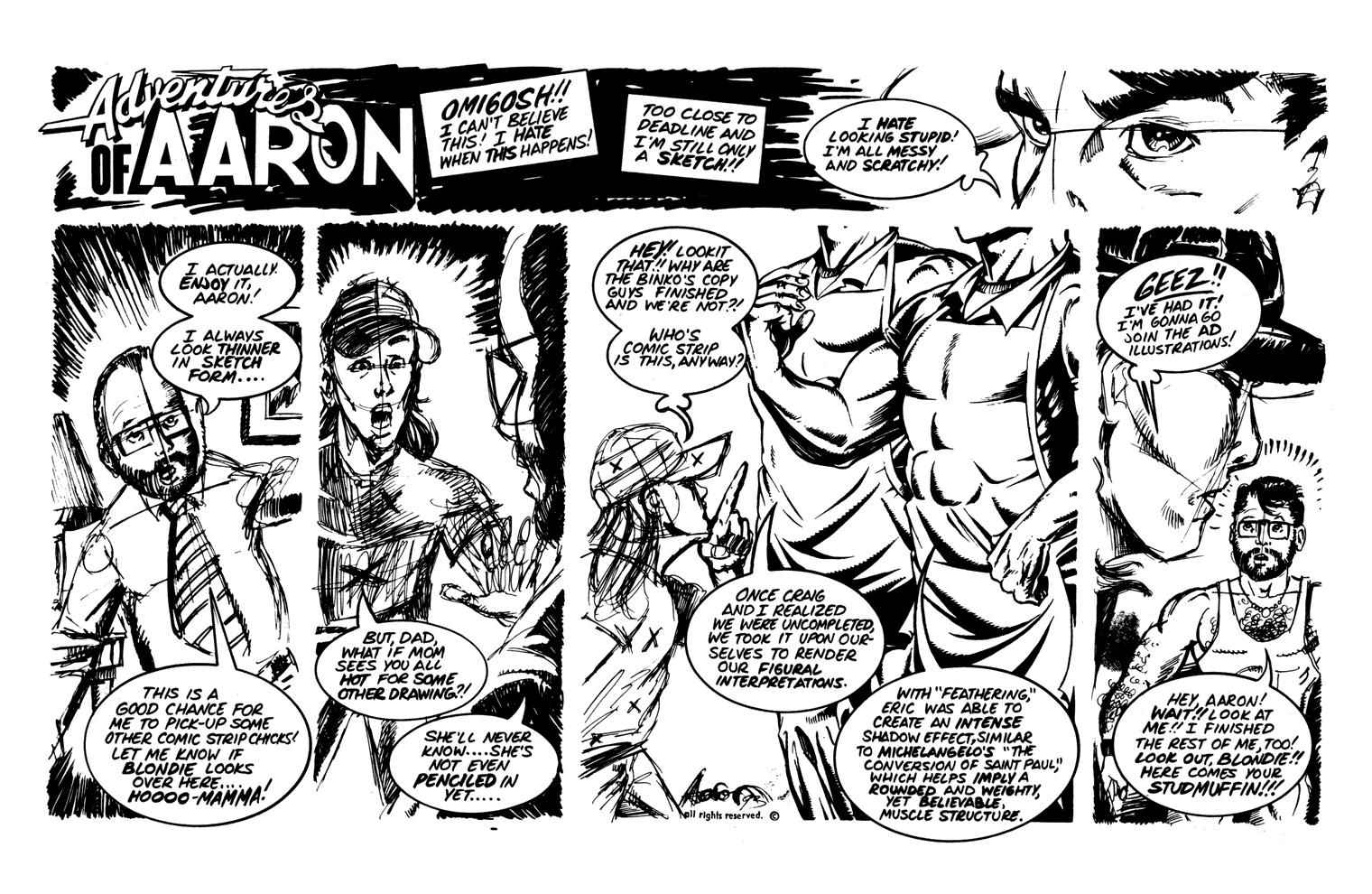 Read online Aaron Strips comic -  Issue #1 - 18