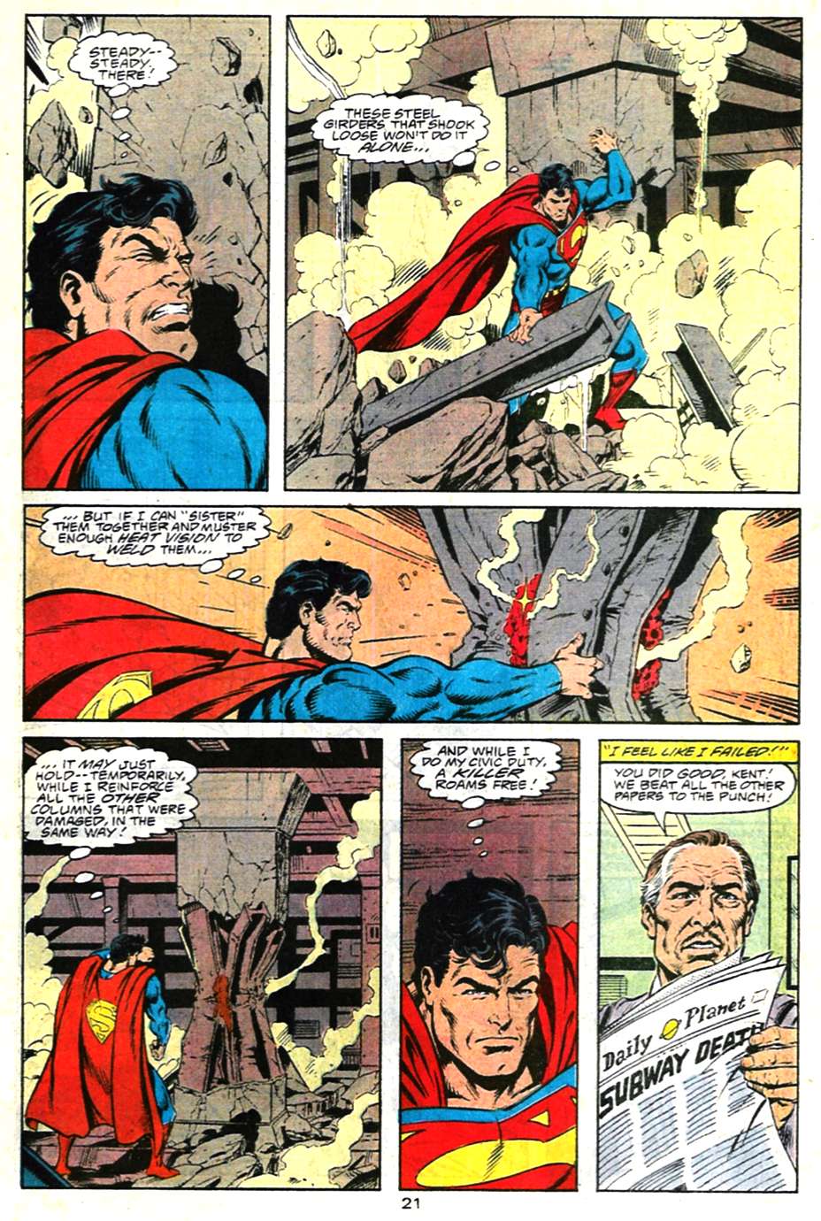 Read online Adventures of Superman (1987) comic -  Issue #481 - 22