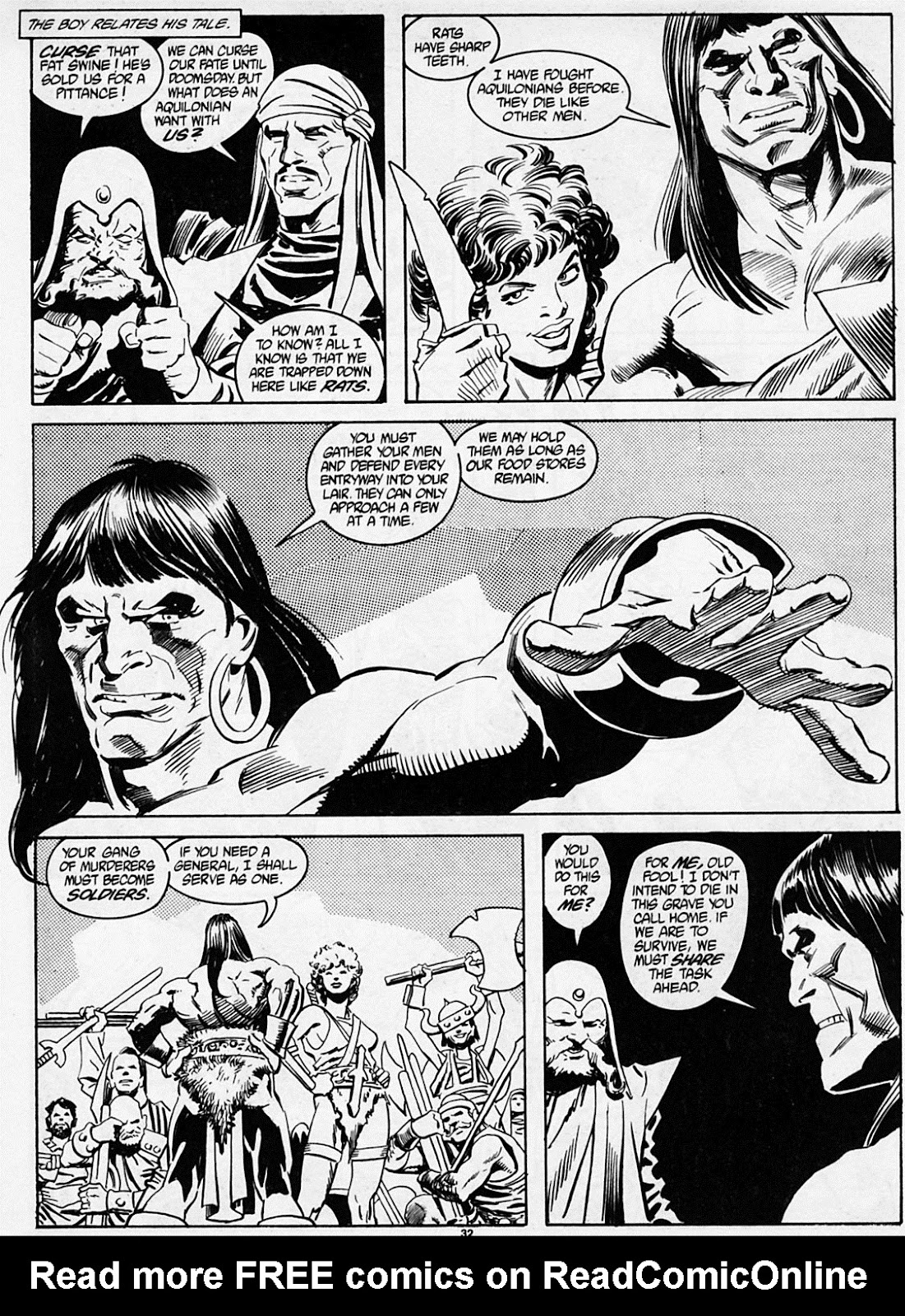 The Savage Sword Of Conan issue 186 - Page 34