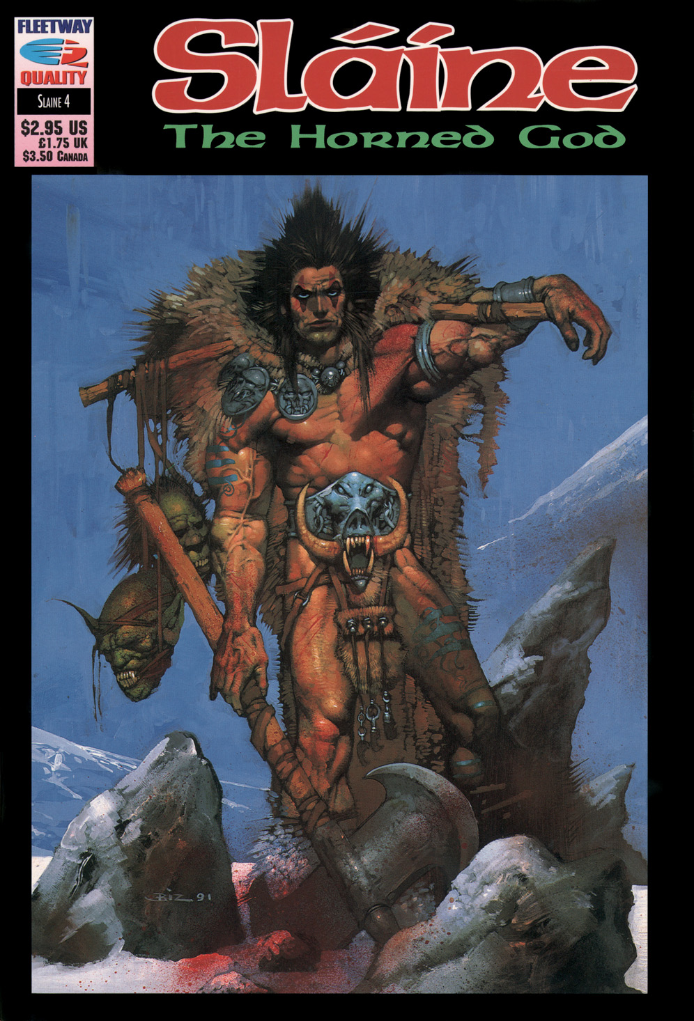 Read online Slaine: The Horned God (1993) comic -  Issue #4 - 1
