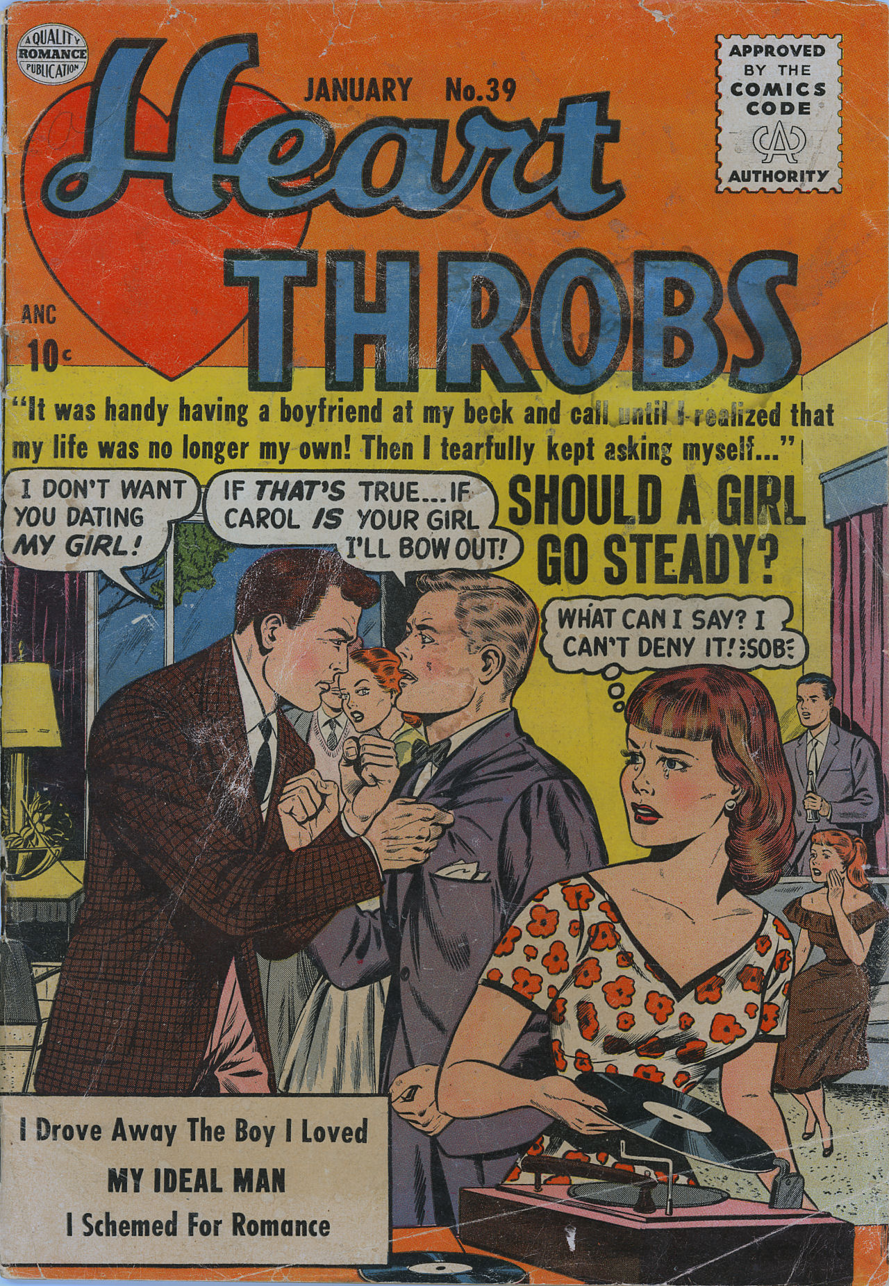 Read online Heart Throbs comic -  Issue #39 - 1