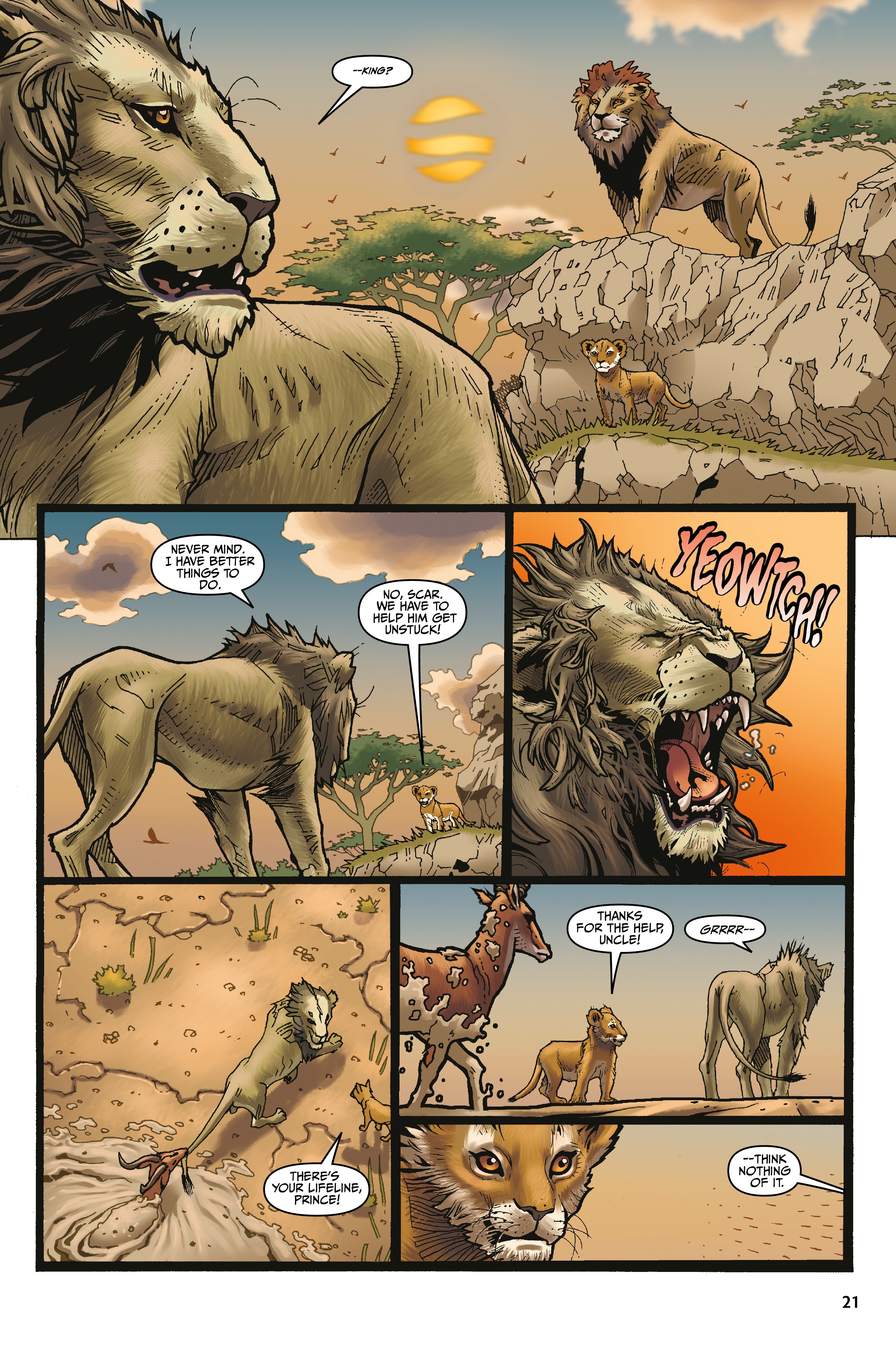 Read online Disney The Lion King: Wild Schemes and Catastrophes comic -  Issue # TPB - 22