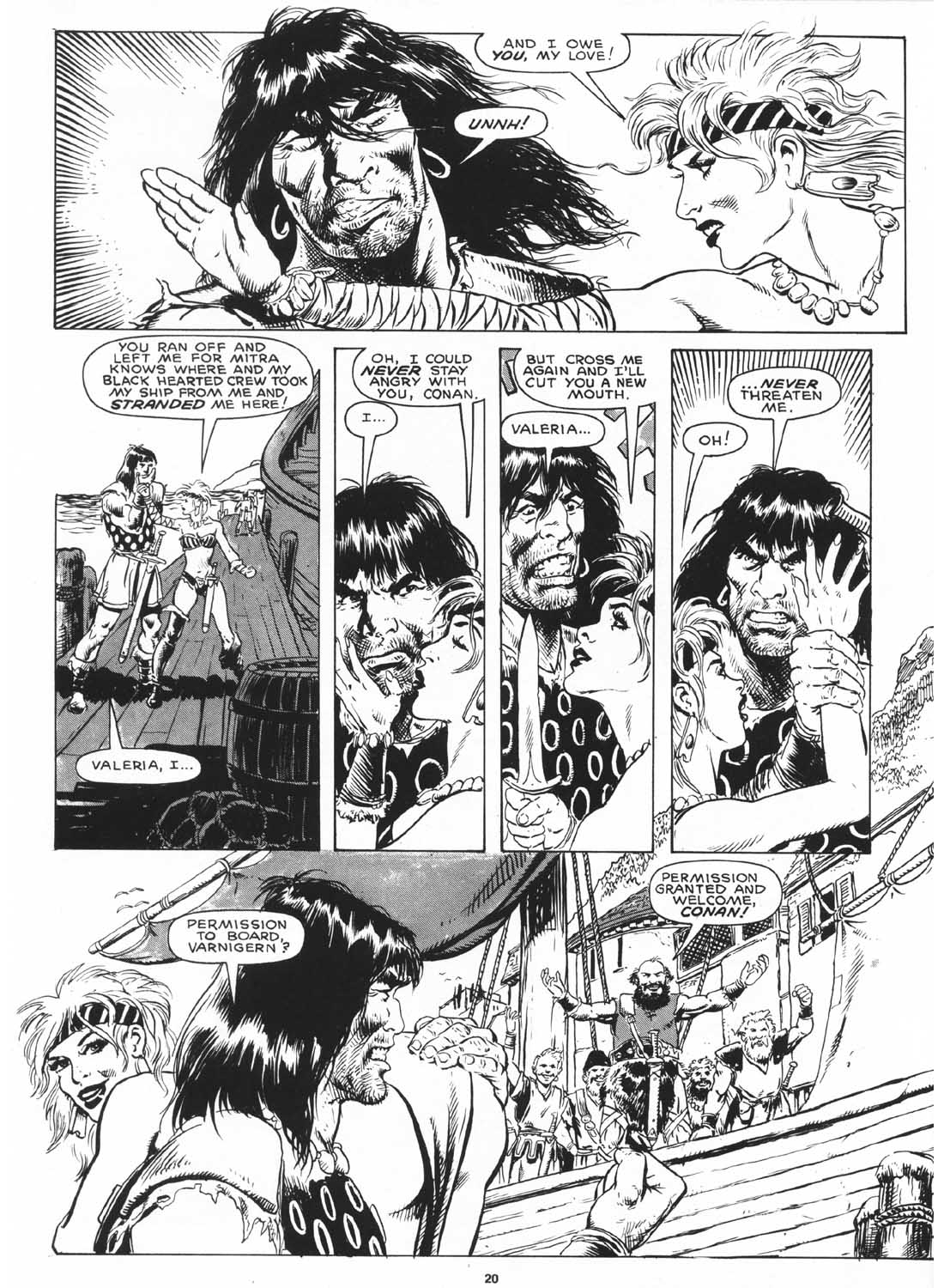 Read online The Savage Sword Of Conan comic -  Issue #170 - 22