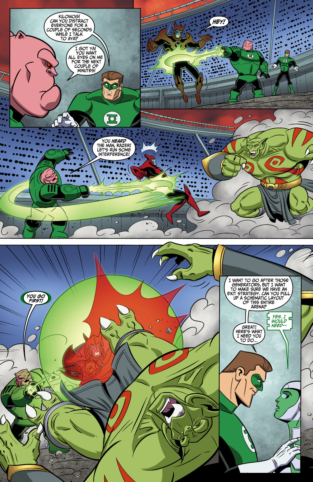 Read online Green Lantern: The Animated Series comic -  Issue #5 - 13